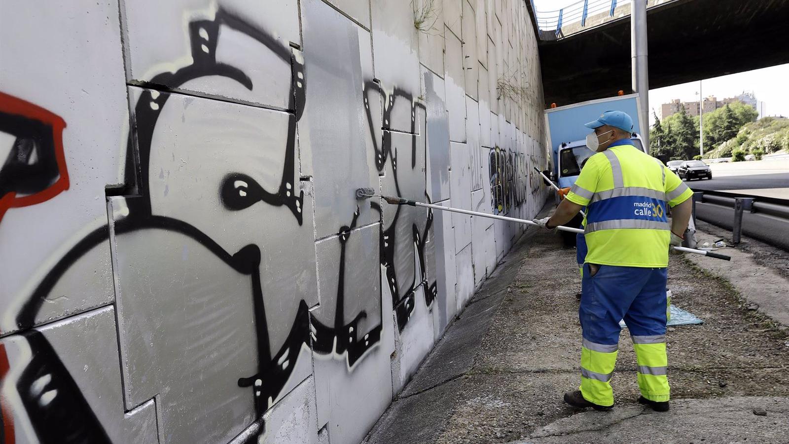  Más sanciones contra los grafitis en la nueva ordenanza de Limpieza en Madrid