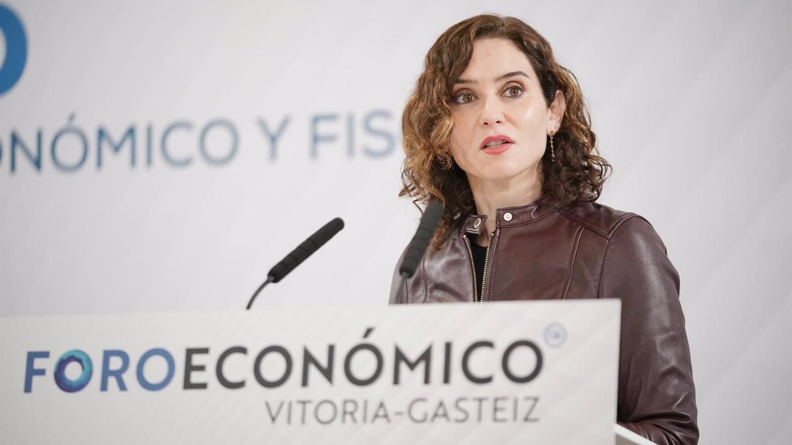 Díaz Ayuso tacha de "hipócritas" a quienes acusan a la Comunidad de Madrid de practicar el 'dumping' fiscal