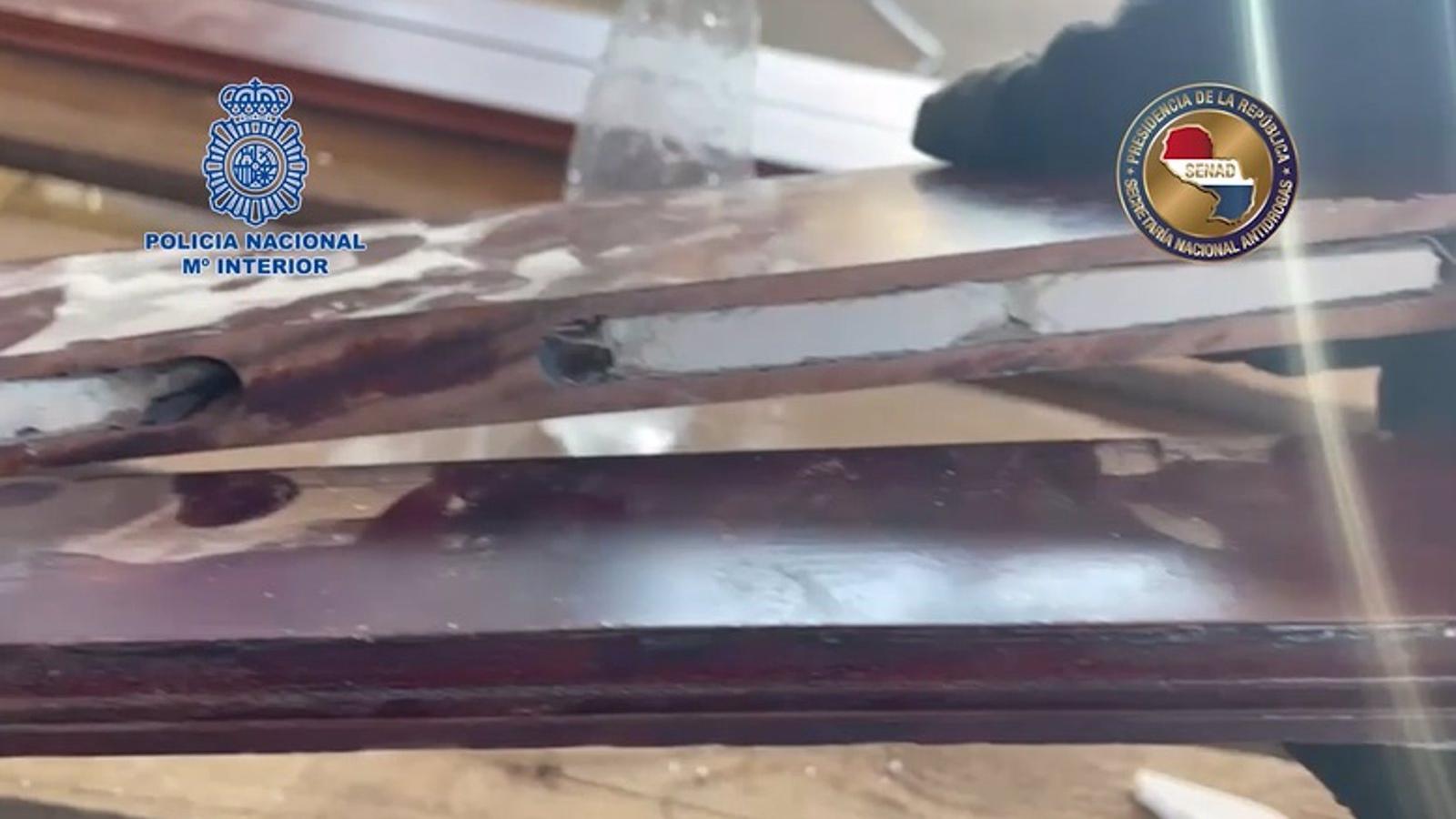 Interceptan en Paraguay 165 kilos de cocaína en maderas que iban a ser enviadas a España y detienen a nueve narcos