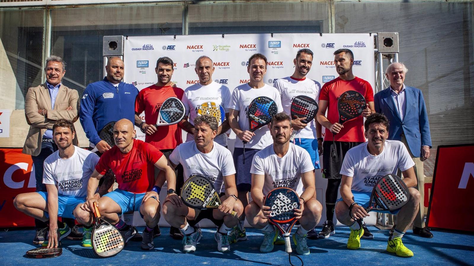 El Real Madrid se lleva la primera edición del 'Pre-derbi' de pádel