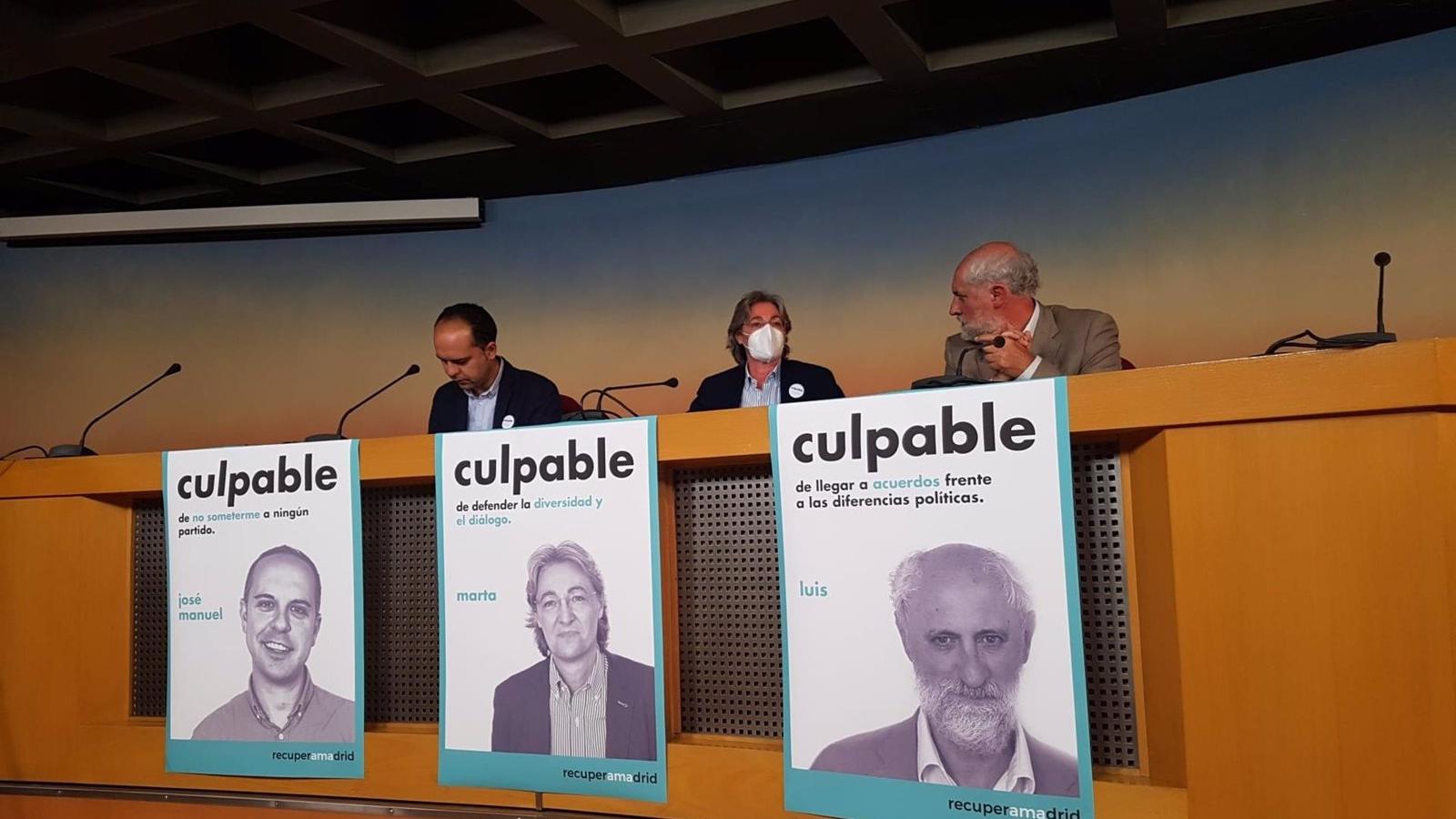 Recupera Madrid presentará una demanda ante la Fiscalía contra Más Madrid por "falsificación de acta" para la constitución de Más País