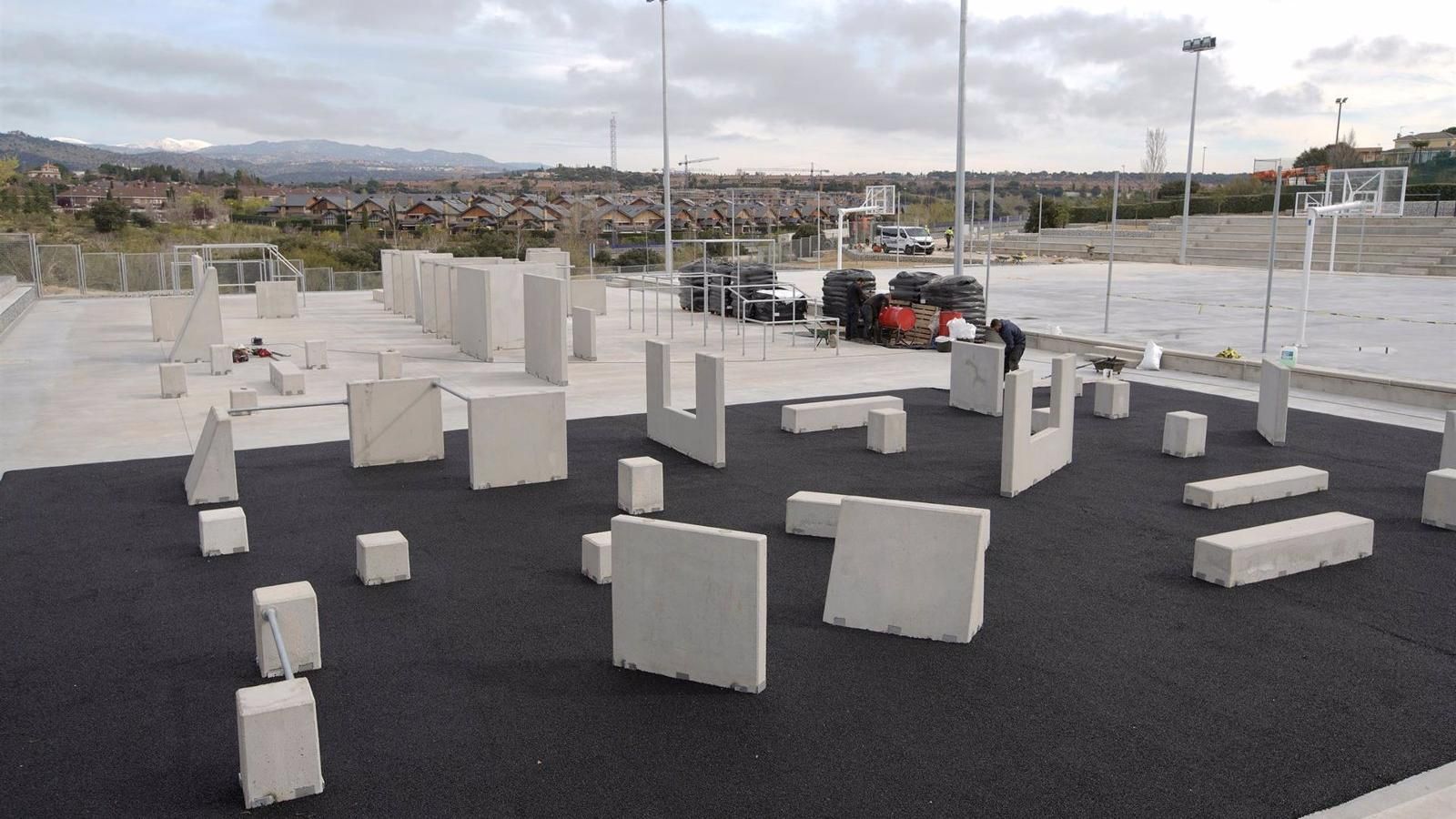 Abierta la zona de deportes urbanos de El Cantizal, con pistas de parkour, calistenia y multideporte