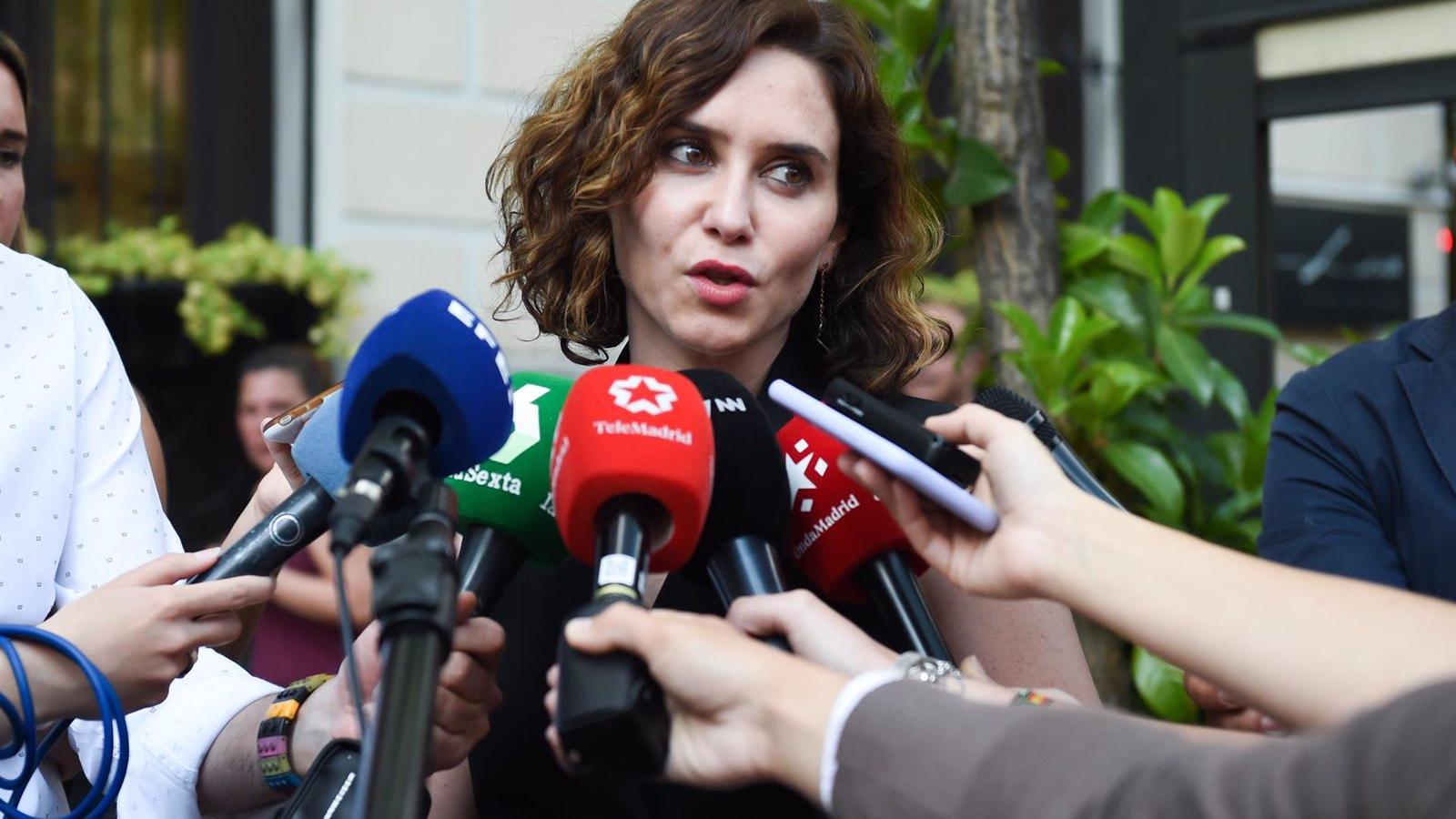 Díaz Ayuso critica que se quiera hacer del aborto prácticamente "un método anticonceptivo"
