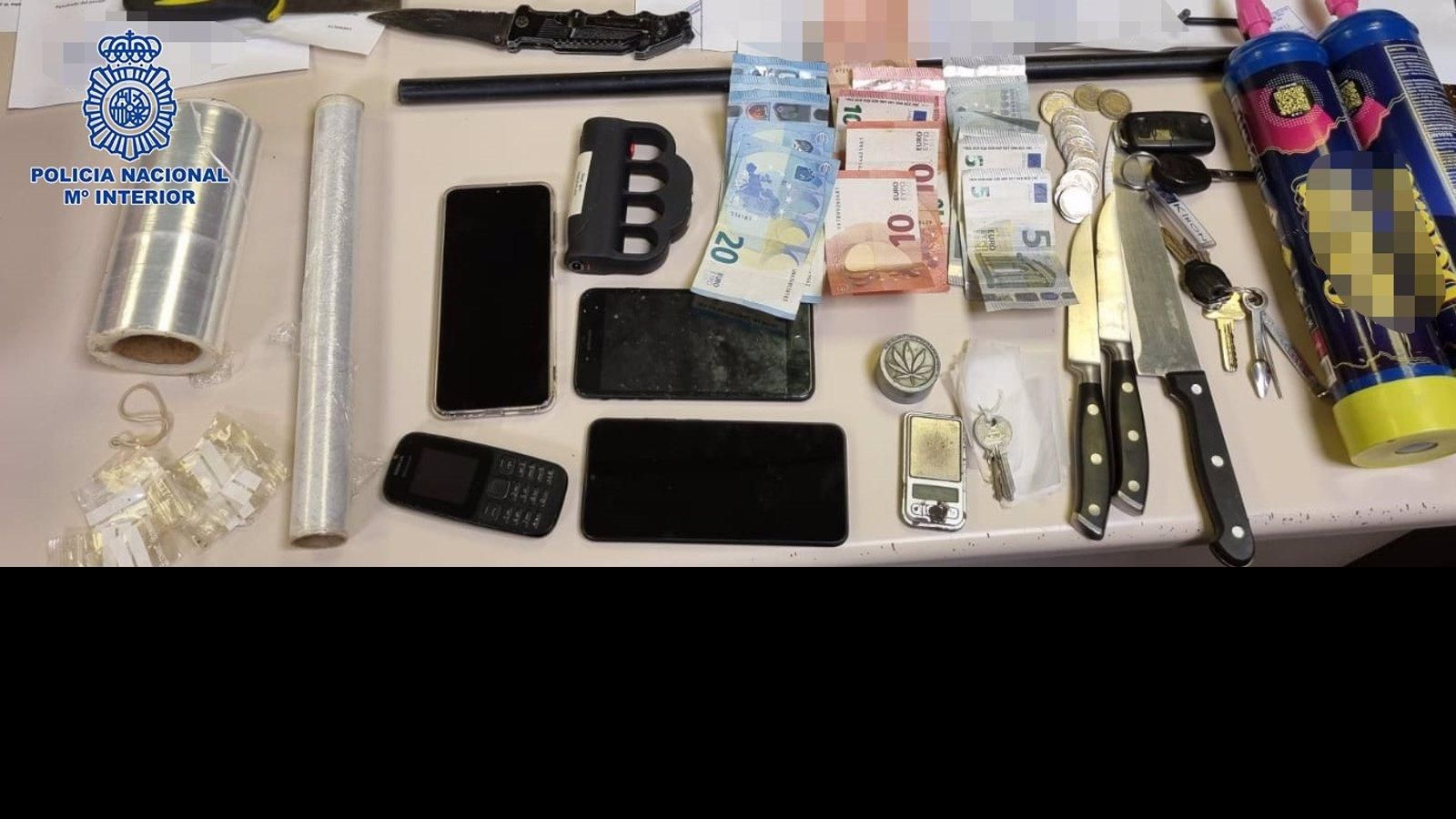 Dos detenidos y desmantelado un nuevo punto de venta de droga en Leganés