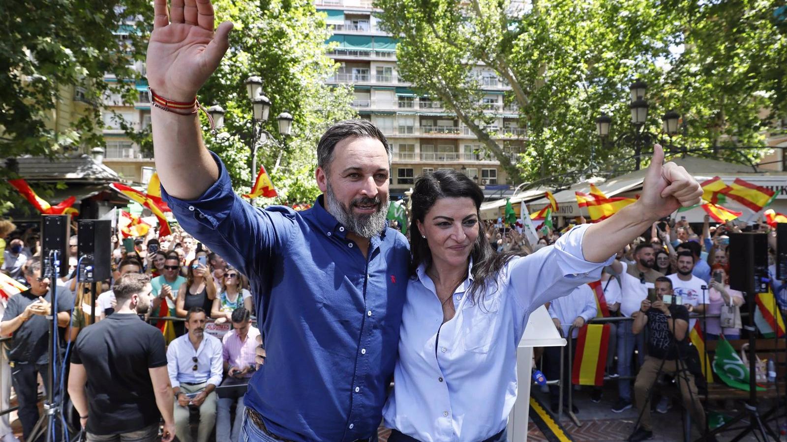 Abascal llama a iniciar con Vox en Andalucía "el cambio en España para echar a Pedro Sánchez"