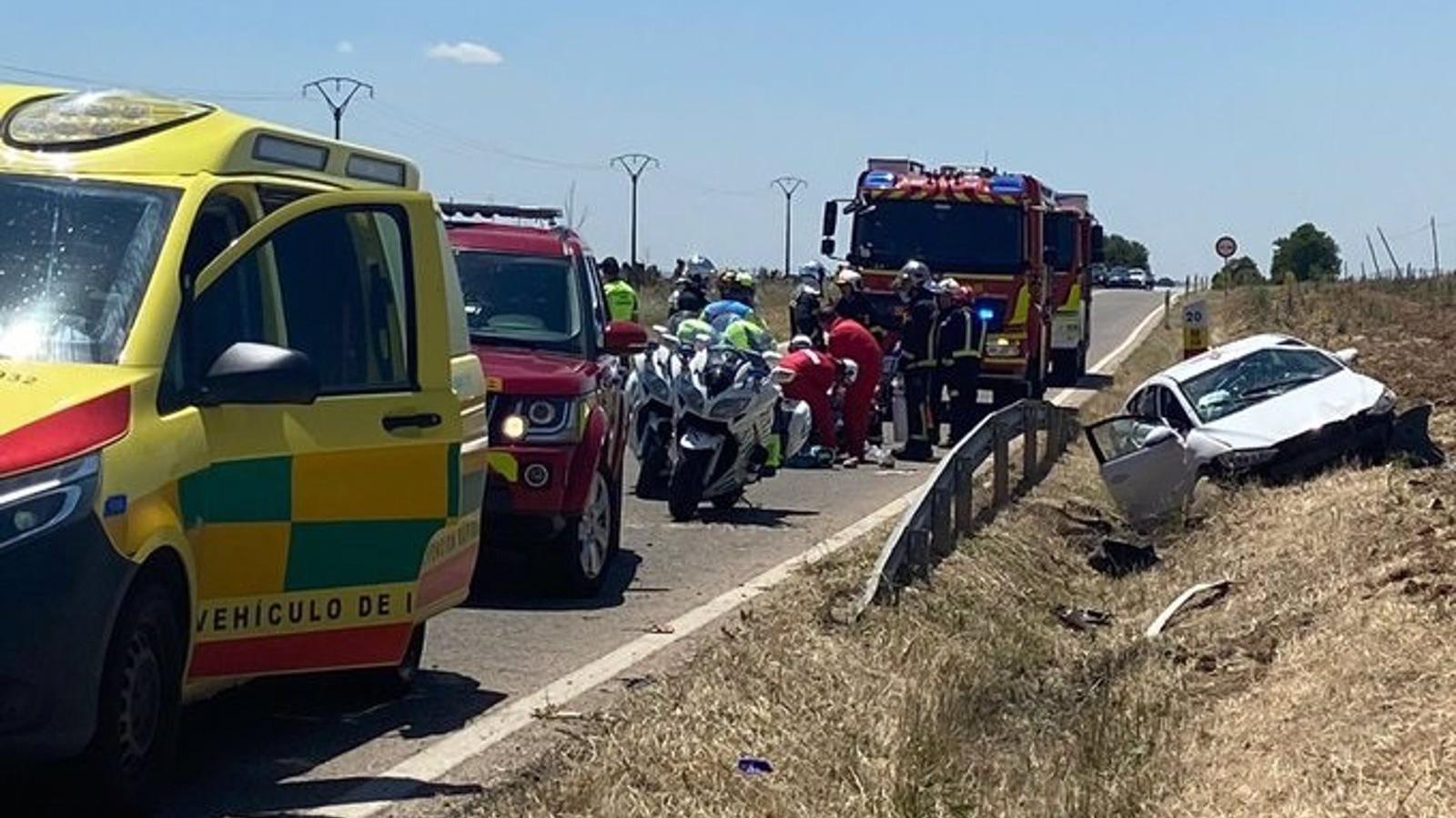 Mueren dos conductores en un accidente en la N-400, en Aranjuez