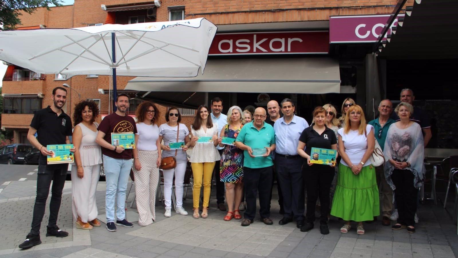 La cafetería Askar de Arganda, primer premio de la Ruta de la Tapa y el Vermú con 'Medallón tropical'