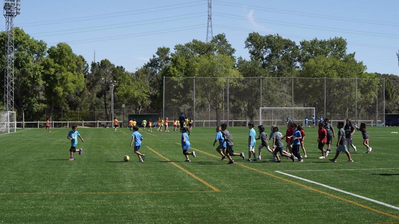 Finaliza la reposición de césped artificial en nueve campos deportivos de San Sebastián de los Reyes