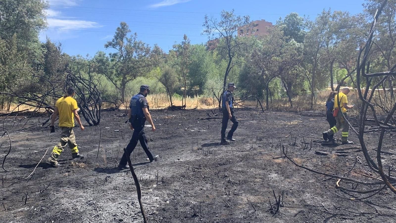  Arde una hectárea de pasto y matorral bajo en la Casa de Campo