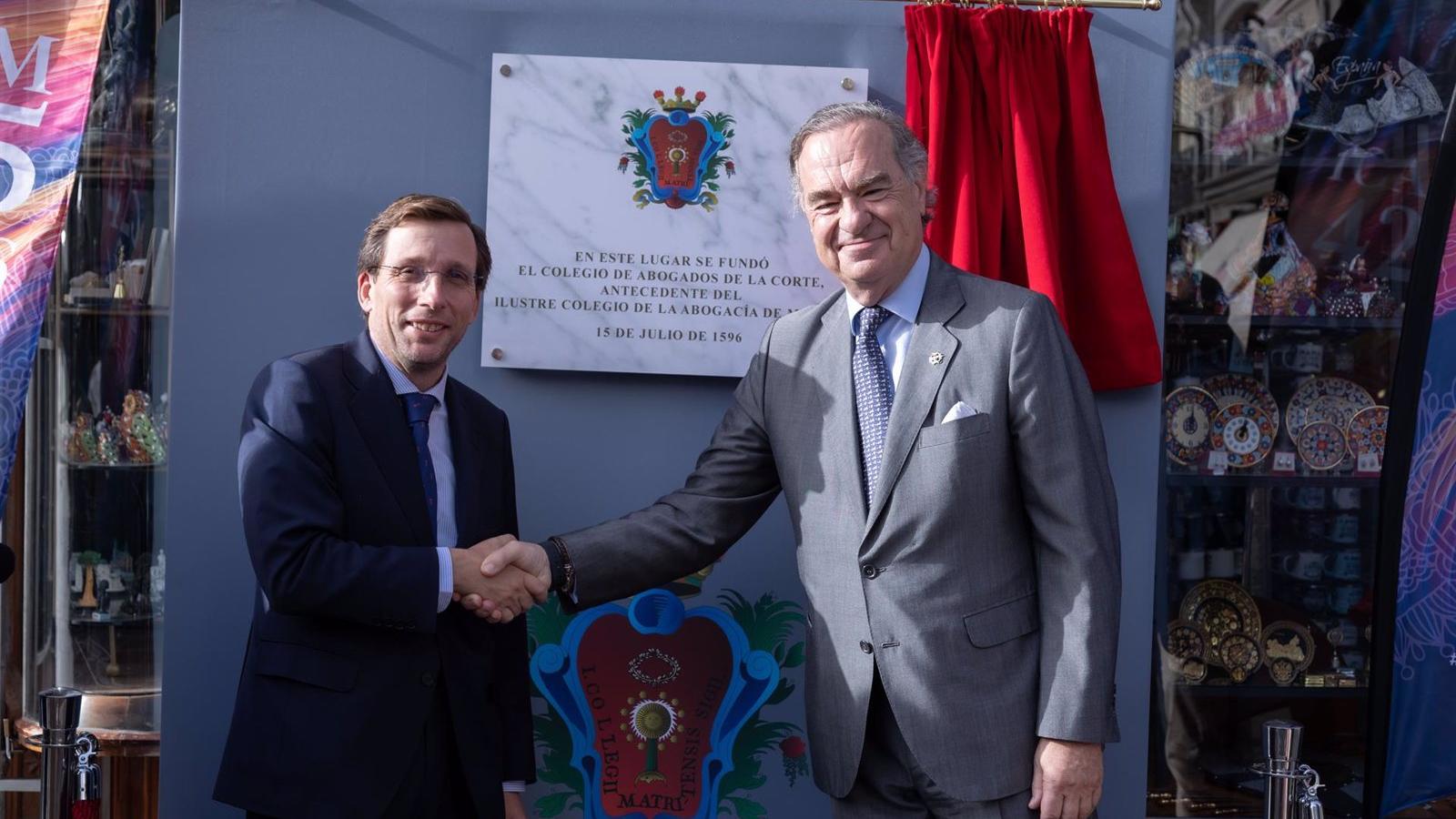 Una placa en el número 1 de la calle Mayor recordará el lugar exacto en el que nació el Colegio de la Abogacía de Madrid