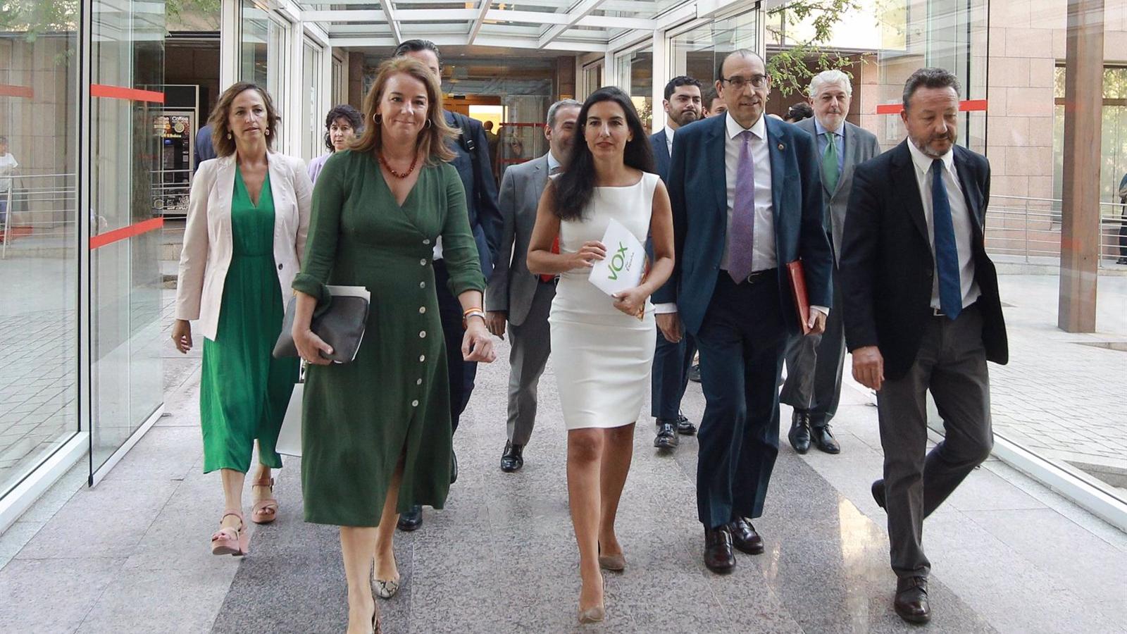 Vox registra un escrito en la Asamblea para que se habiliten plenos y comisiones en julio