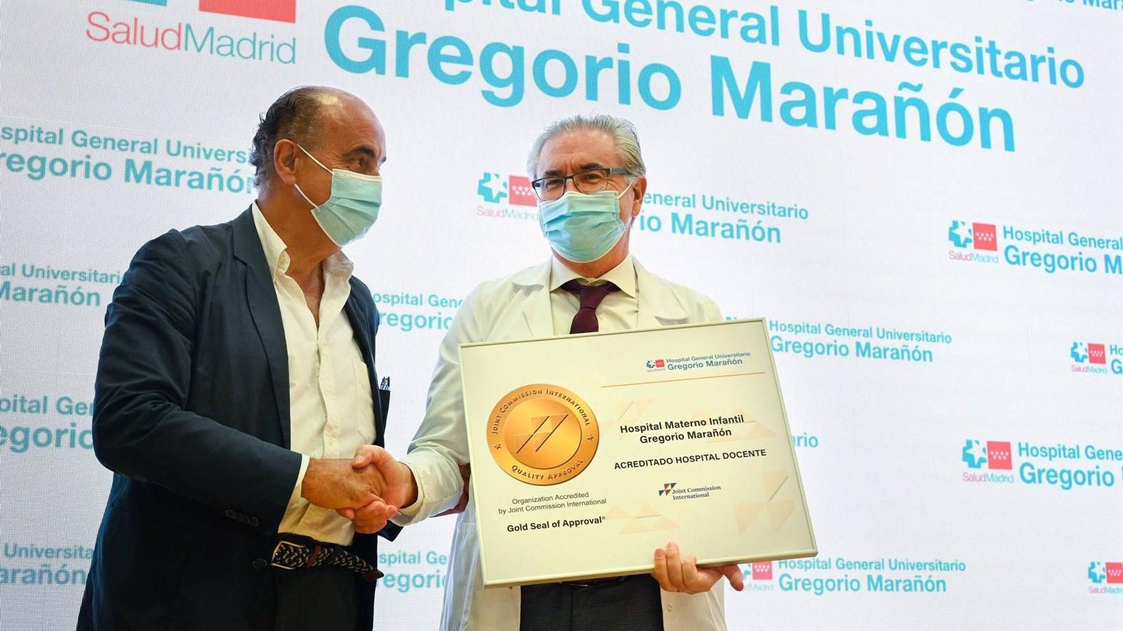 El Gregorio Marañón logra la acreditación internacional de calidad más prestigiosa en atención sanitaria