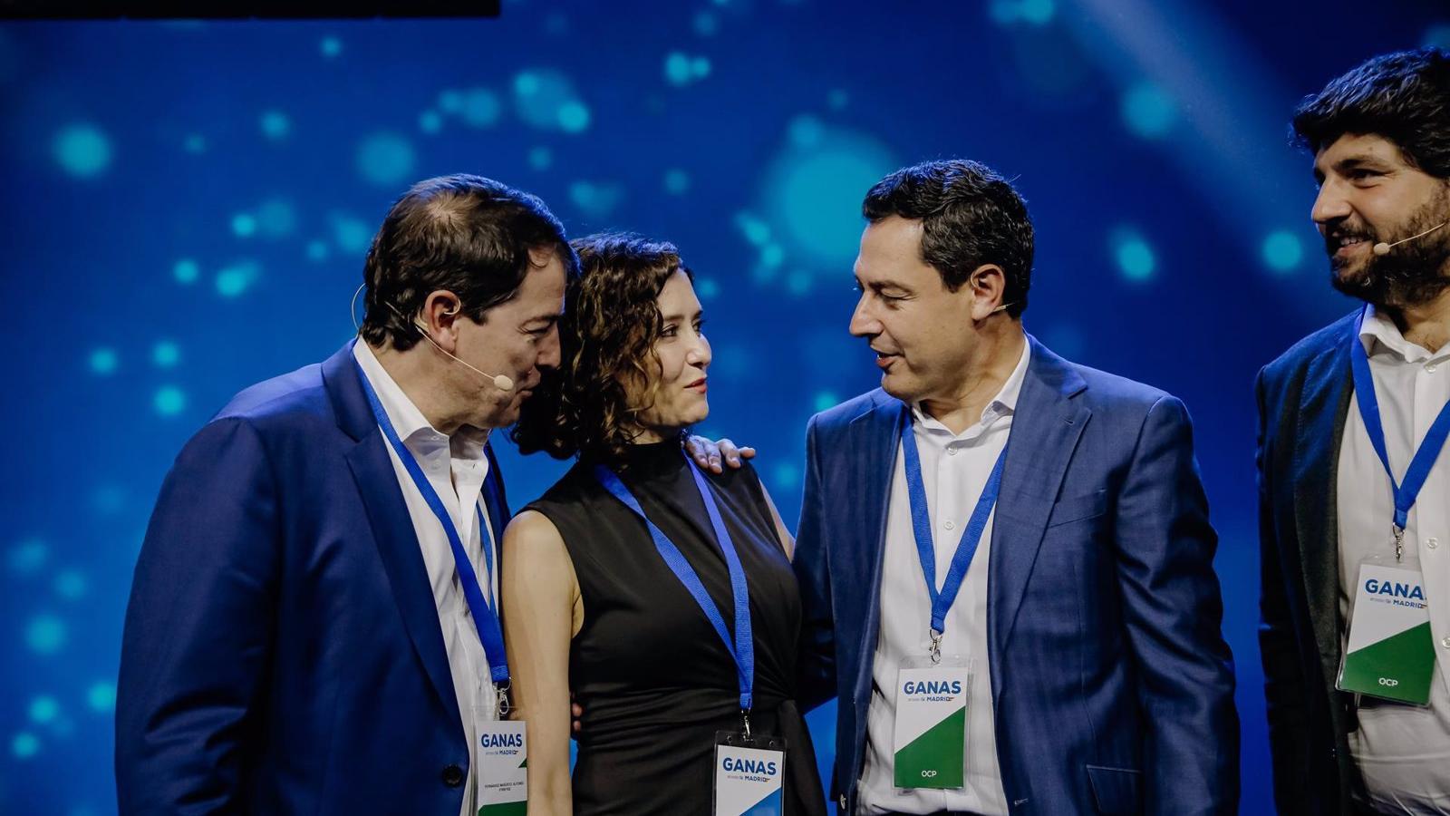 Díaz Ayuso alaba el trabajo del PP andaluz tras la victoria y el liderazgo de Feijóo