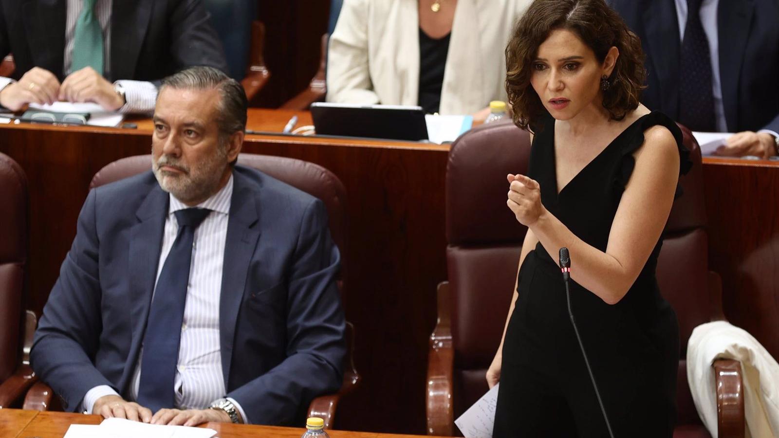Díaz Ayuso acusa al PSOE de "enfrentar regiones" y hacer "perder los JJOO de Invierno"
