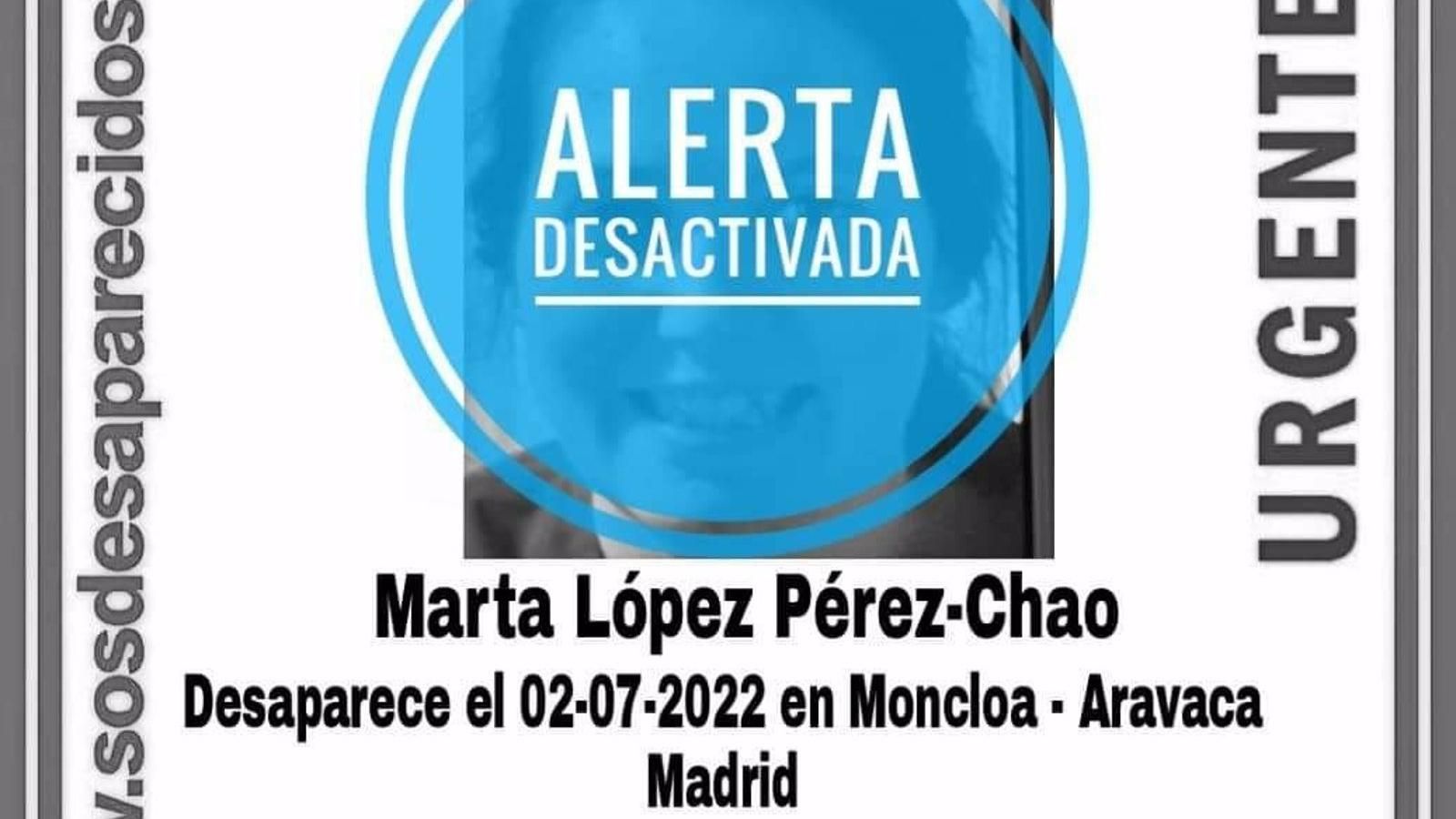  Hallan en buen estado a la joven con epilepsia desaparecida el sábado en Madrid