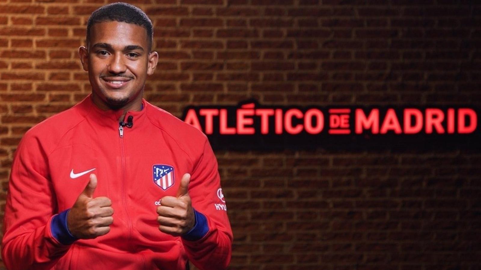 Samuel Lino, tras firmar contrato con el Atlético: "Soy muy rápido en las bandas y me gusta regatear al rival"