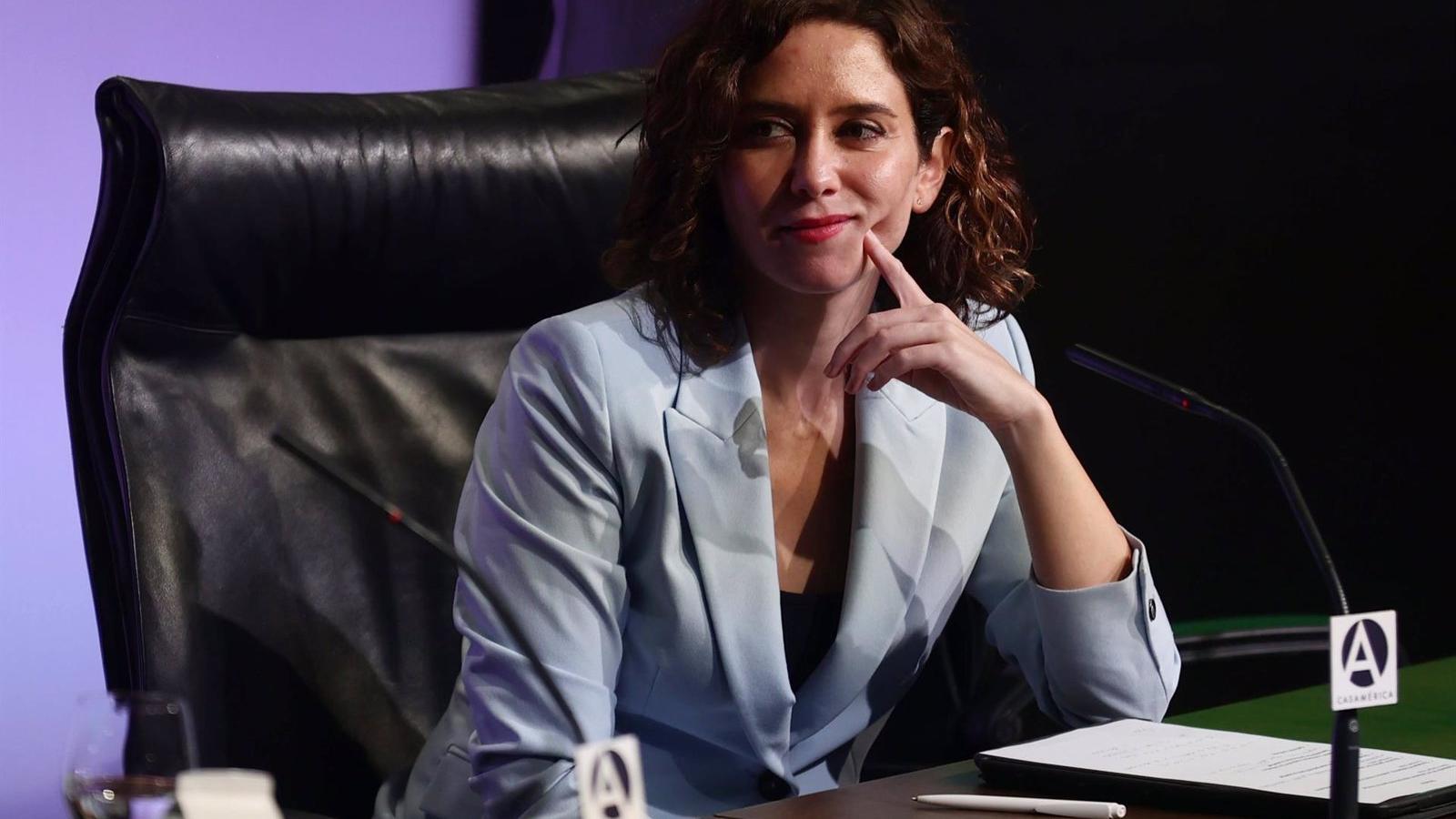 Díaz Ayuso califica el nombramiento del nuevo Fiscal General del Estado como "un delirio comunista" de Sánchez