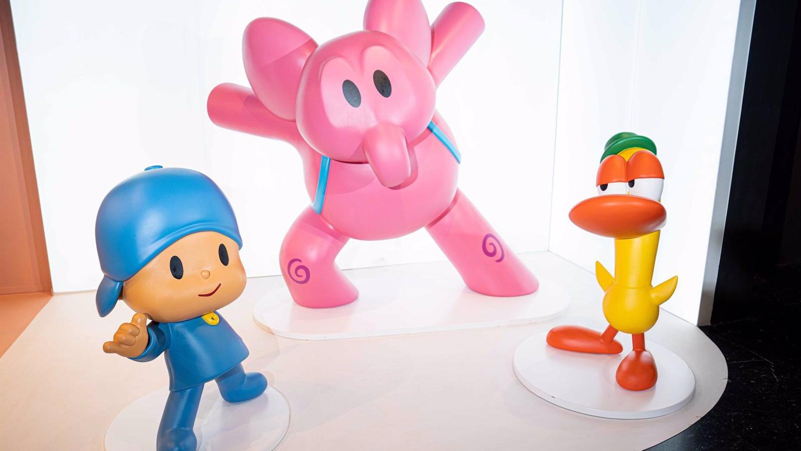 Pocoyó y sus amigos Elly y Pato, nuevos inquilinos del Museo de Cera de Madrid