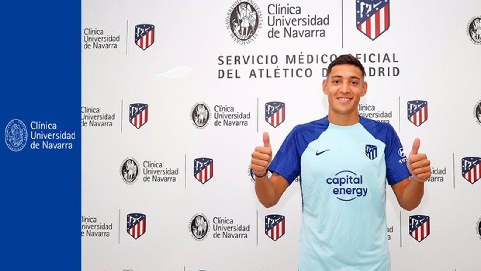 Nahuel Molina, nuevo jugador del Atlético de Madrid para las próximas cinco temporadas
