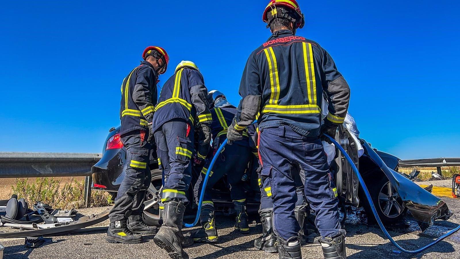 Muere un hombre y otro resulta herido en un choque frontal en la M-100