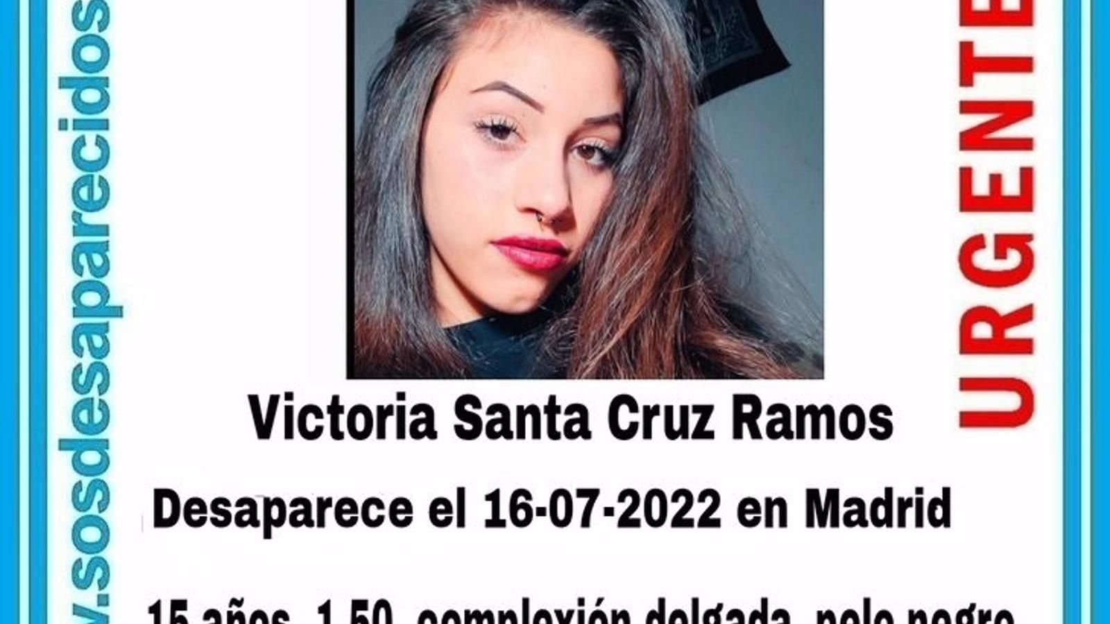  Localizada una menor de 15 años que estaba desaparecida en Madrid desde el 16 de julio