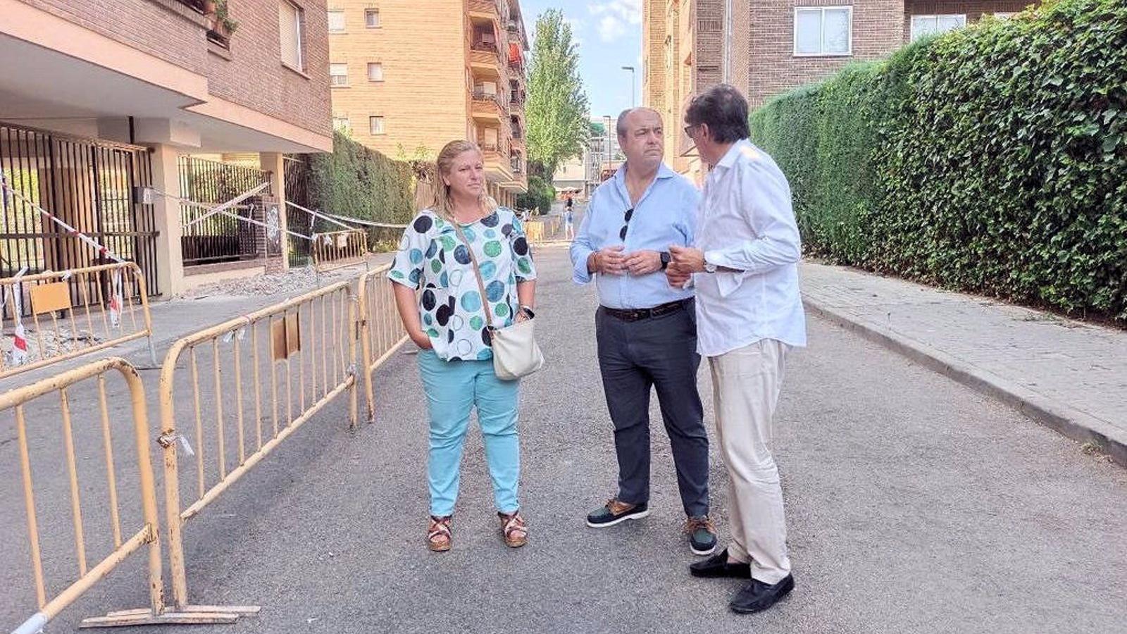 Arrancan las obras de mejora de aceras en cuatro puntos del casco urbano de Sanse