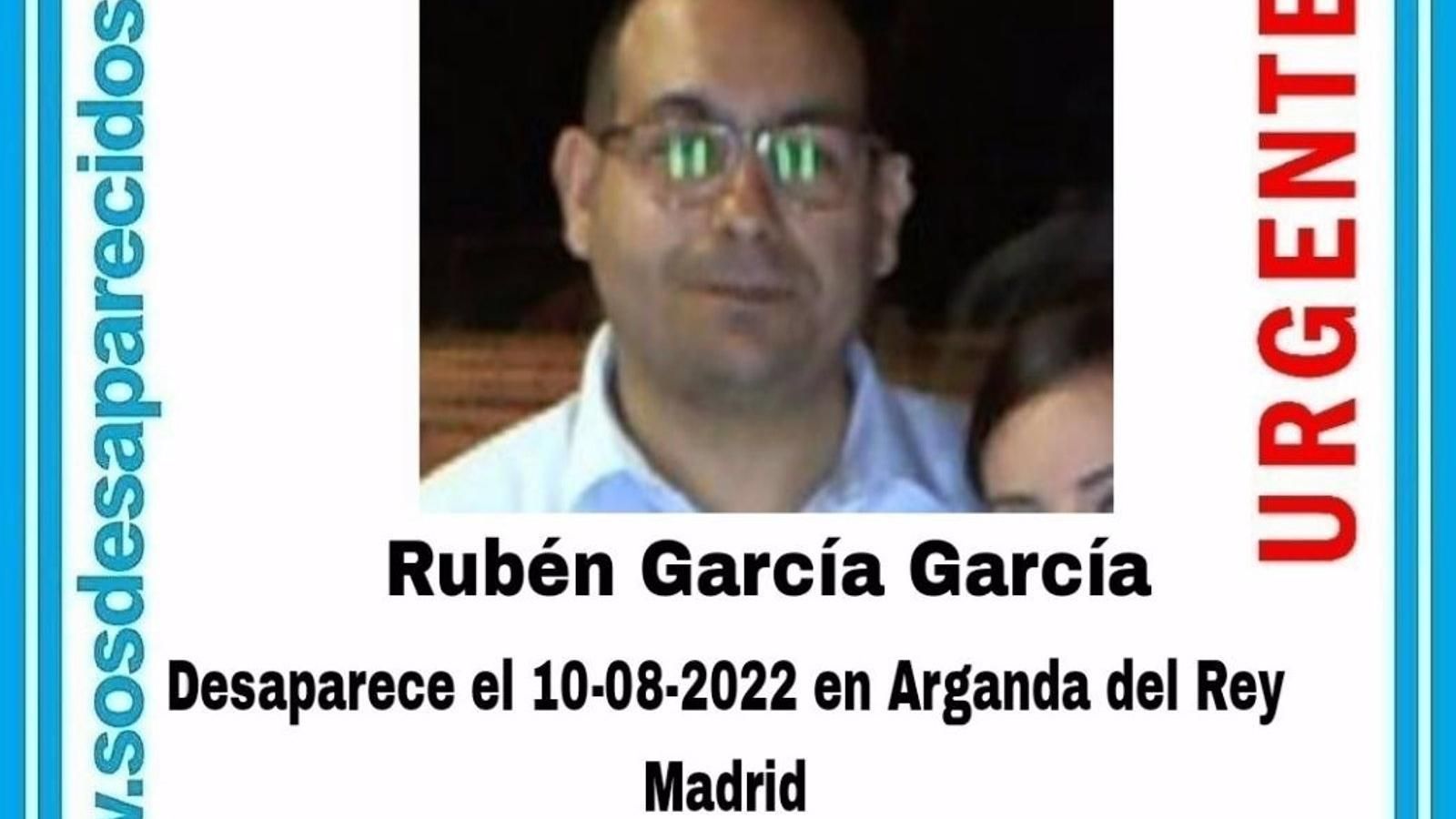  Localizado el hombre de 41 años desaparecido en Arganda del Rey
