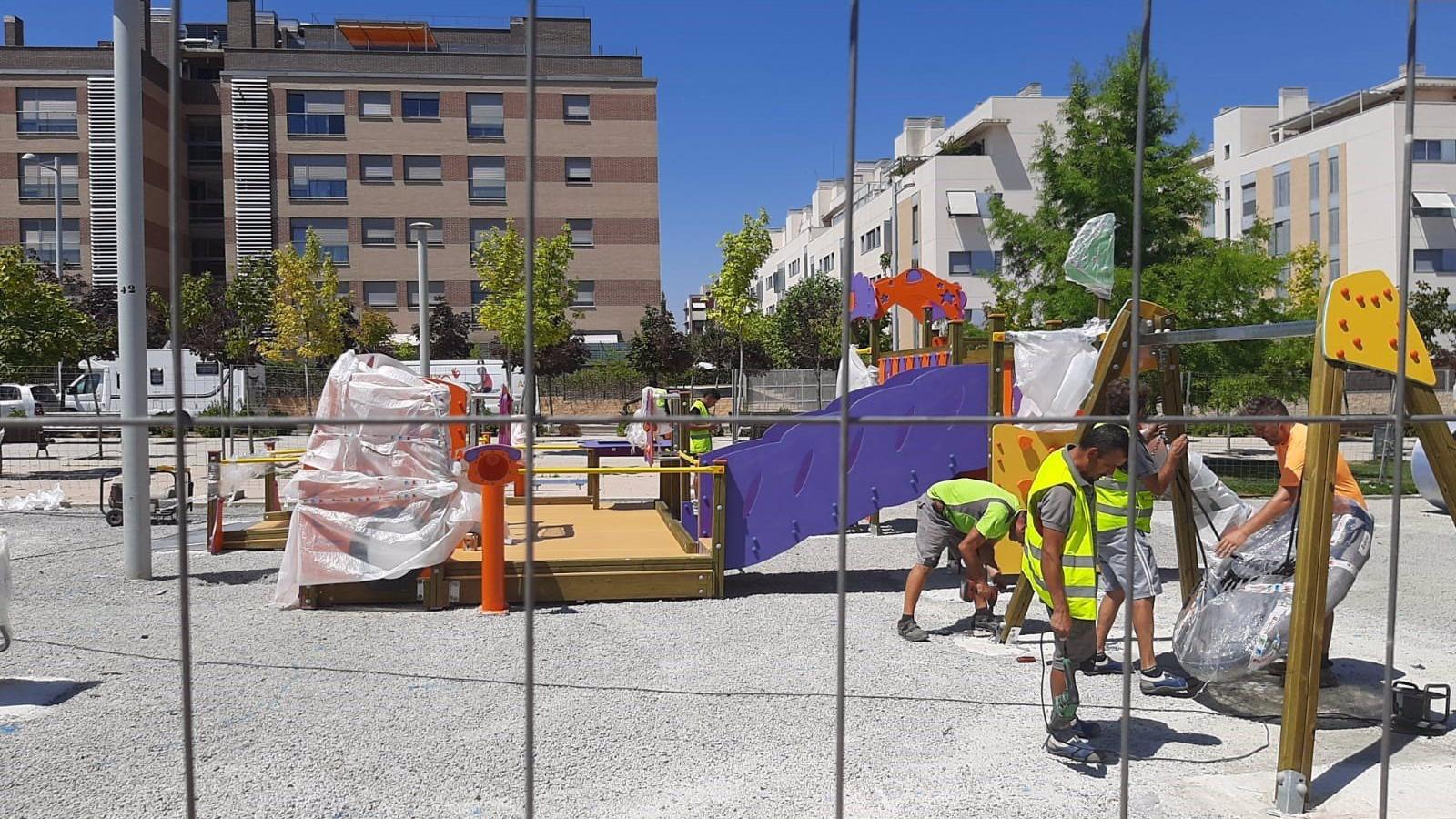 El barrio de Tempranales de Sanse continúa su proceso de modernización con más zonas verdes