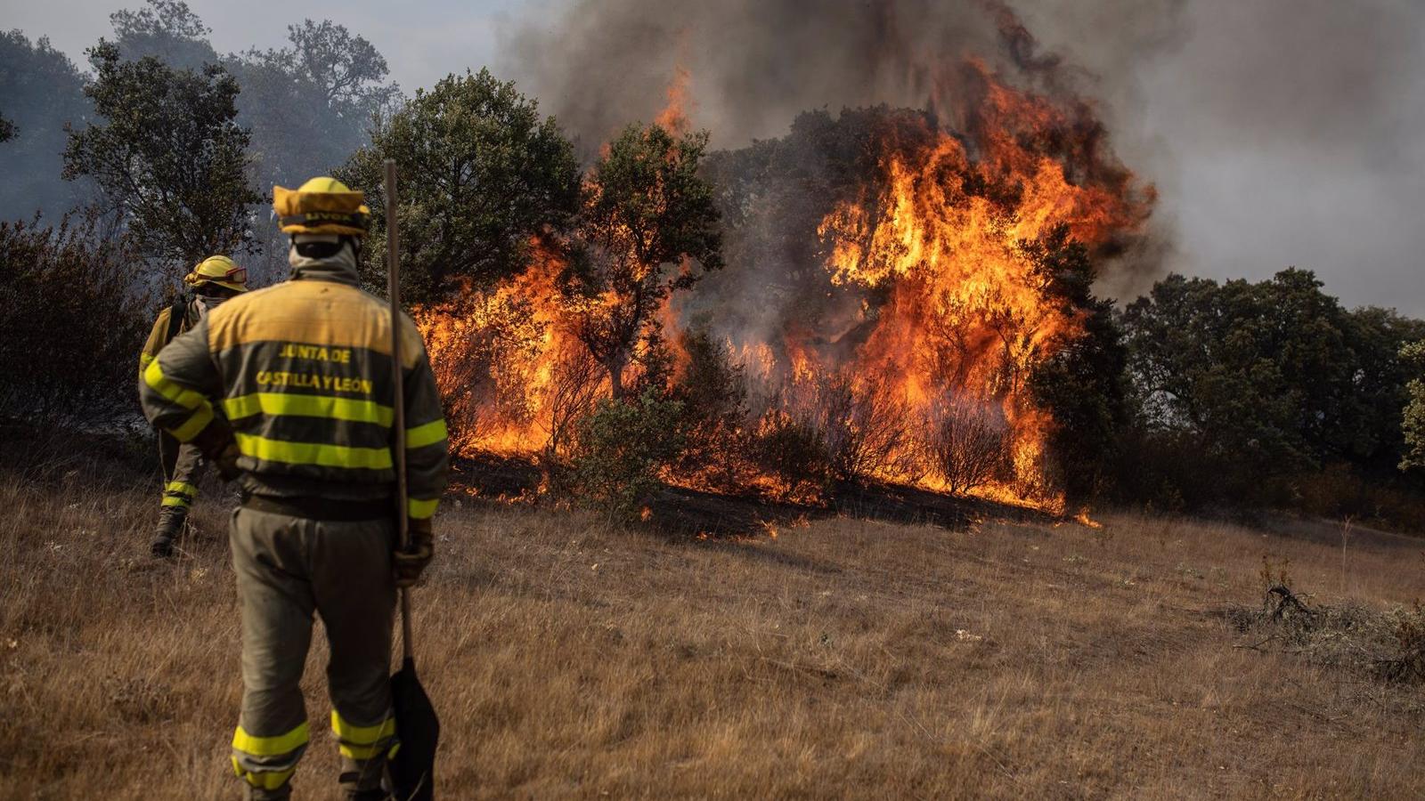 Los rayos han tenido una incidencia "extremadamente alta" este año en los incendios forestales