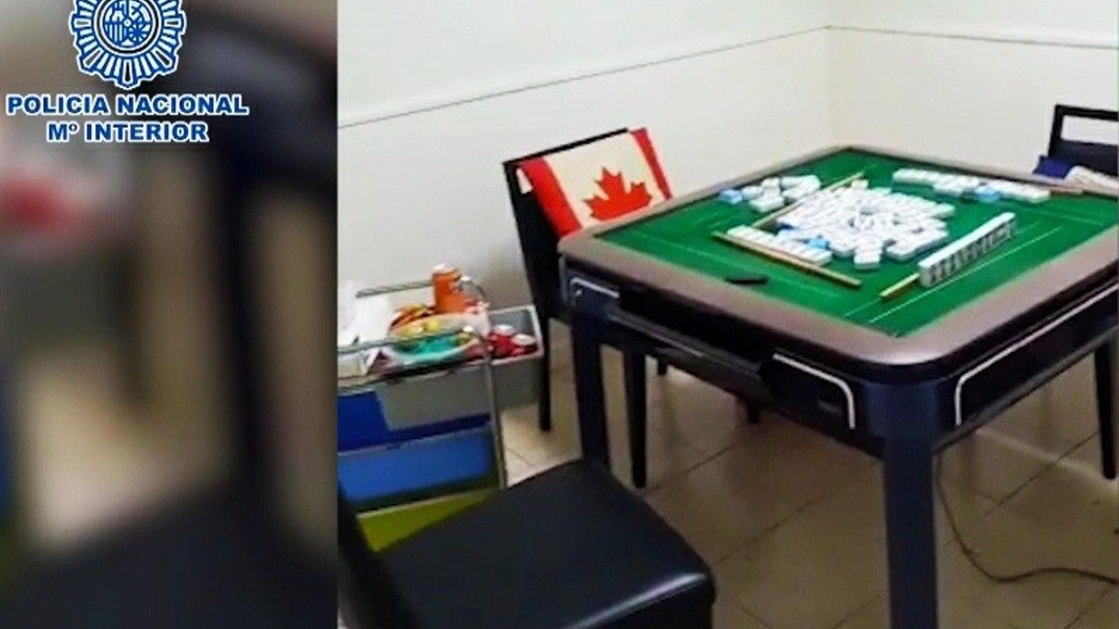 Siete detenidos y desmantelado un local de apuestas clandestino en Usera en un dispositivo en salas de juego