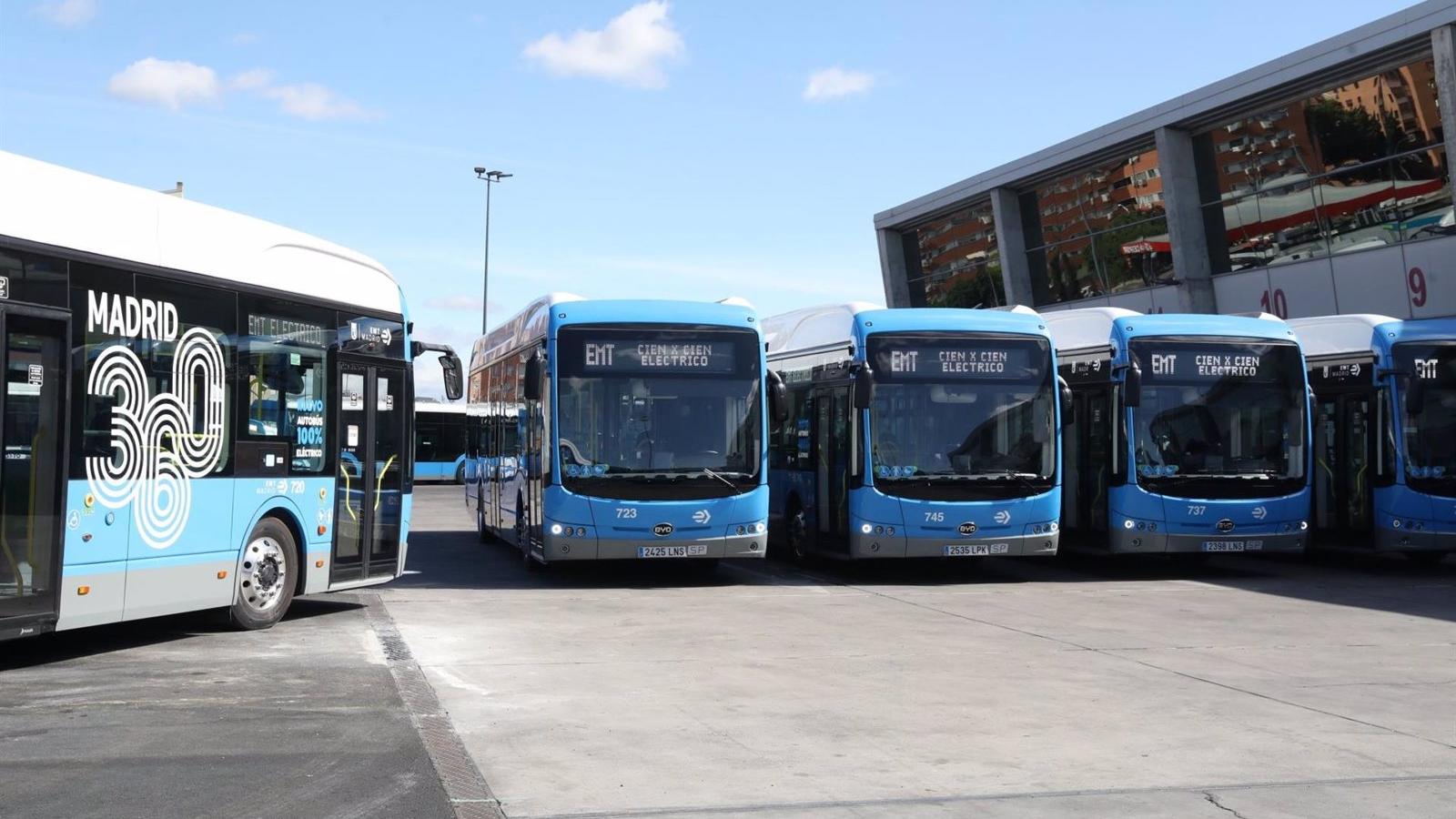 La EMT volverá a ser gratis los días 1, 7 y 8 de septiembre por el fin de vacaciones y la 'vuelta al cole'