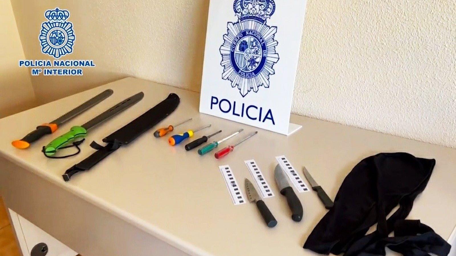 Detenidos 24 pandilleros, la mitad menores, por atacar a 4 jóvenes de una banda rival el sábado en Carabanchel