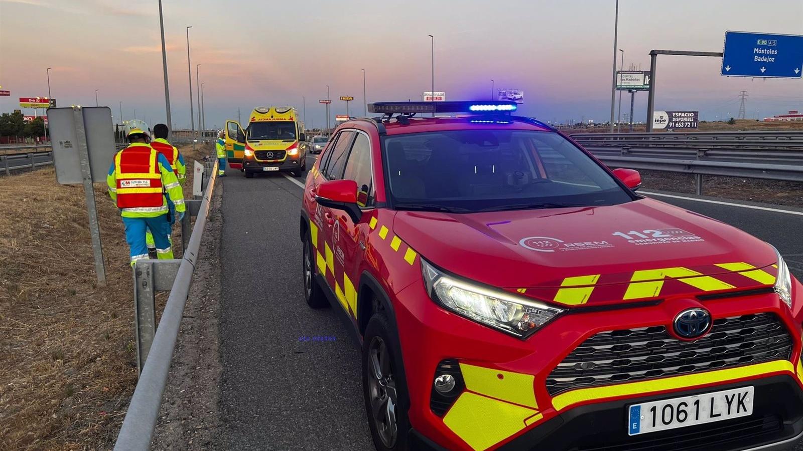  Detenido el conductor que atropelló mortalmente el domingo a un motero en la A-5 y se dio al a fuga