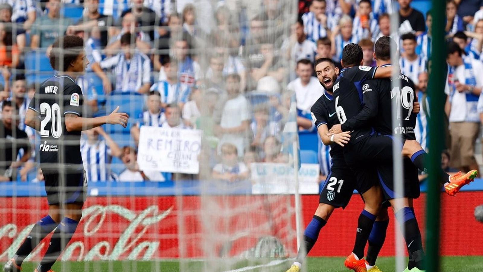 El debutante Sadiq evita un triunfo visitante para el Atlético