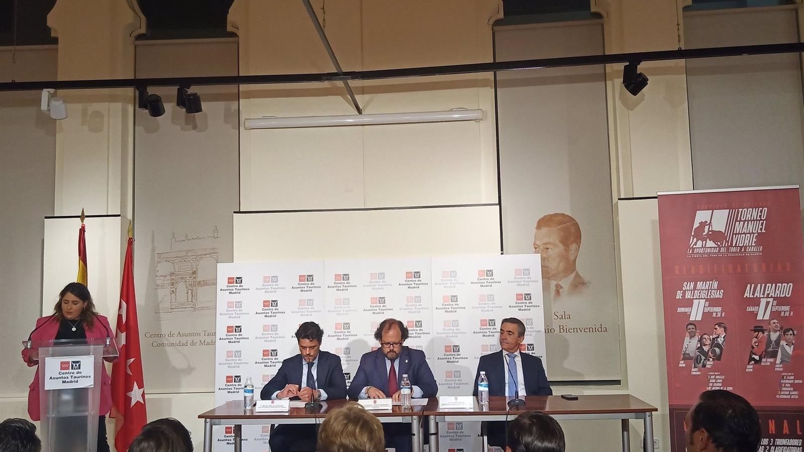 La Comunidad crea el I Certamen de Rejones Manuel Vidrié en homenaje a una de las figura del rejoneo