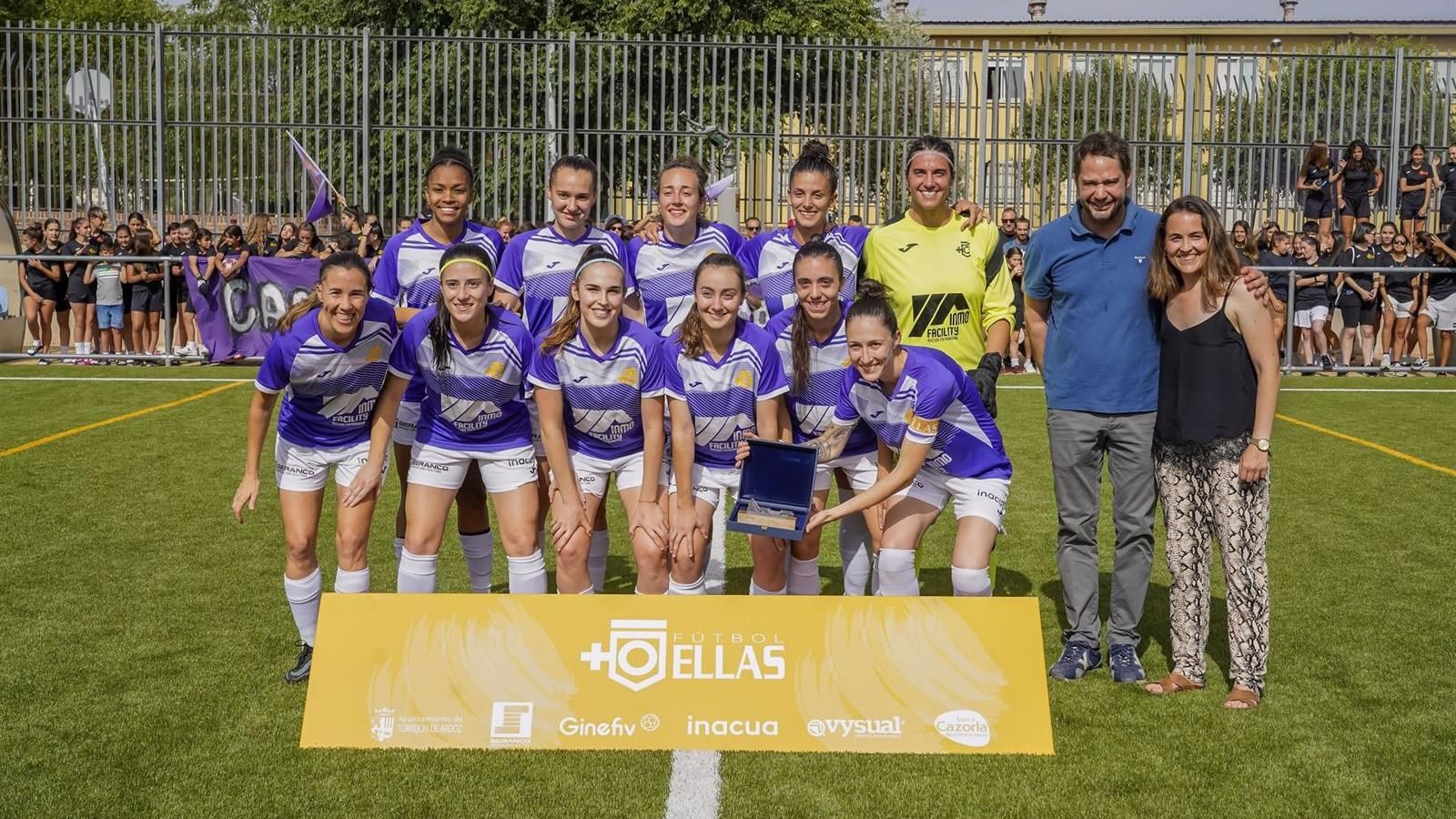 El primer equipo del Futbolellas CFF disputará sus partidos en el campo de fútbol Las Veredillas de Torrejón
