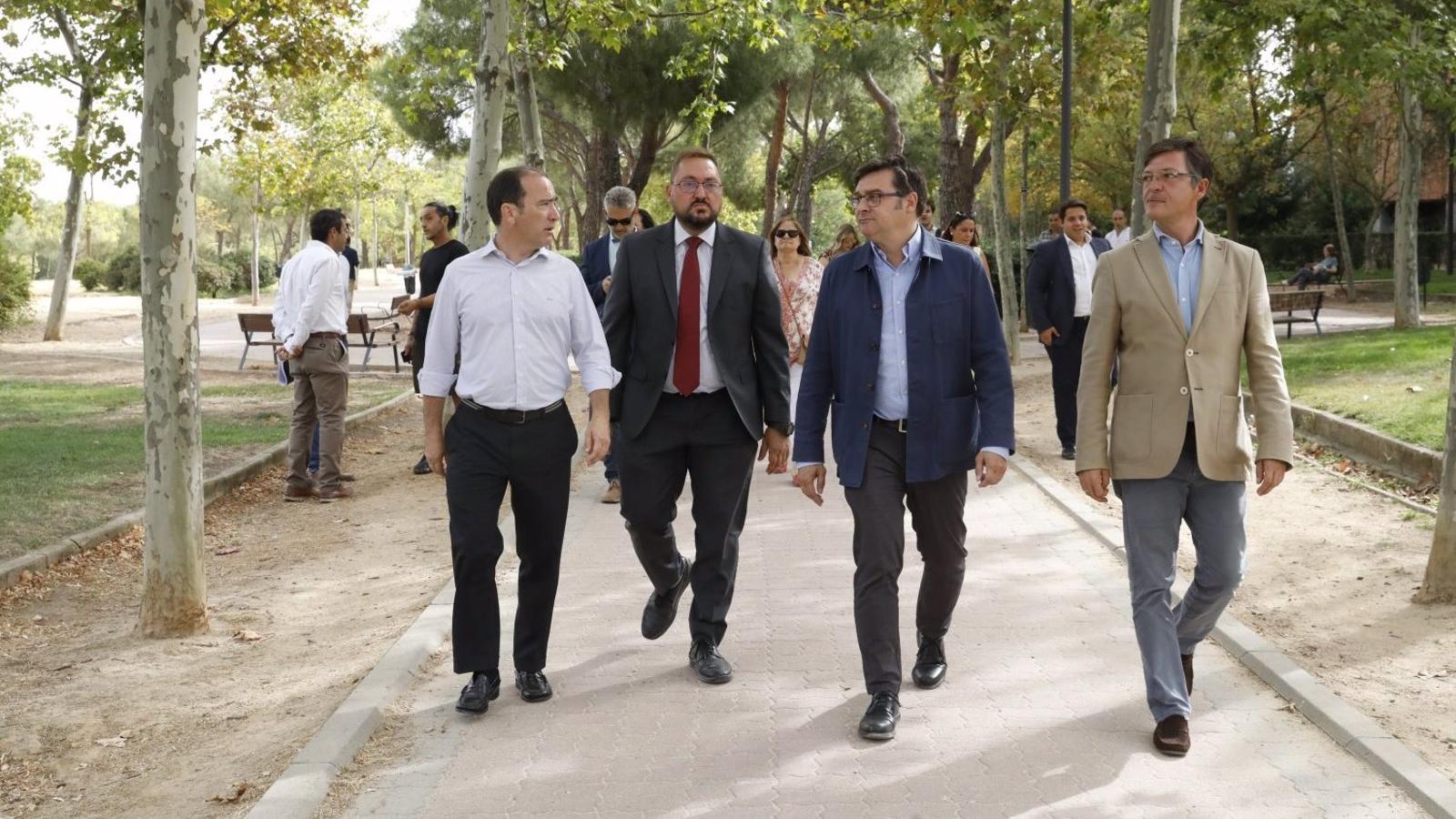 Las obras del Parque de las Cruces durarán 9 meses y contemplan la mejora del pavimento y áreas deportivas