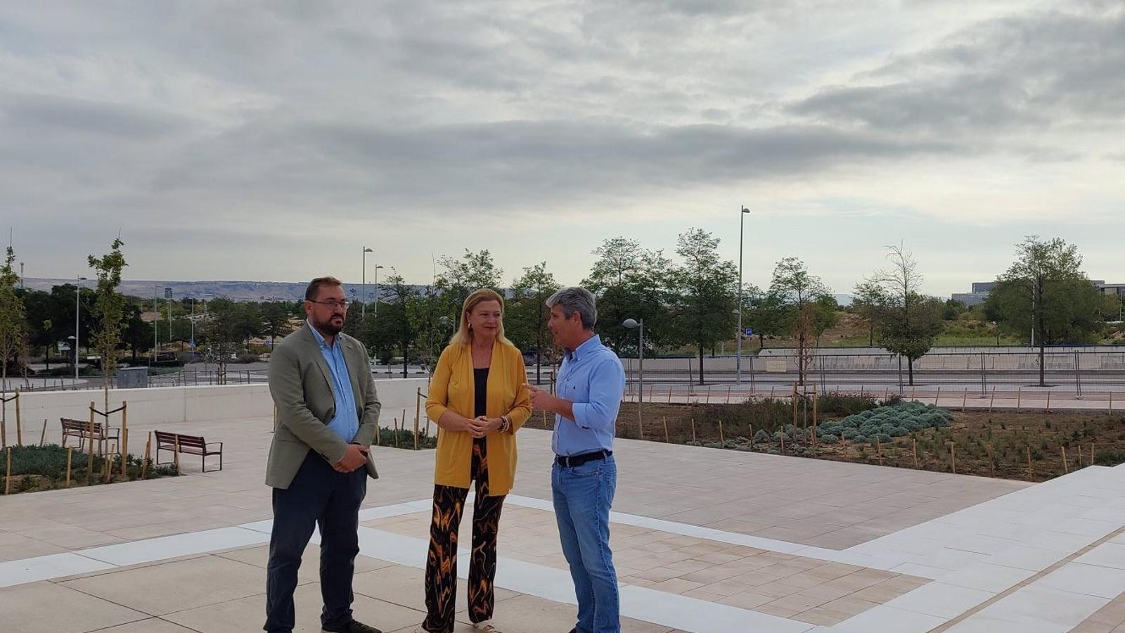 Finalizan los trabajos que rematan la fachada urbana del parque de Valdebebas