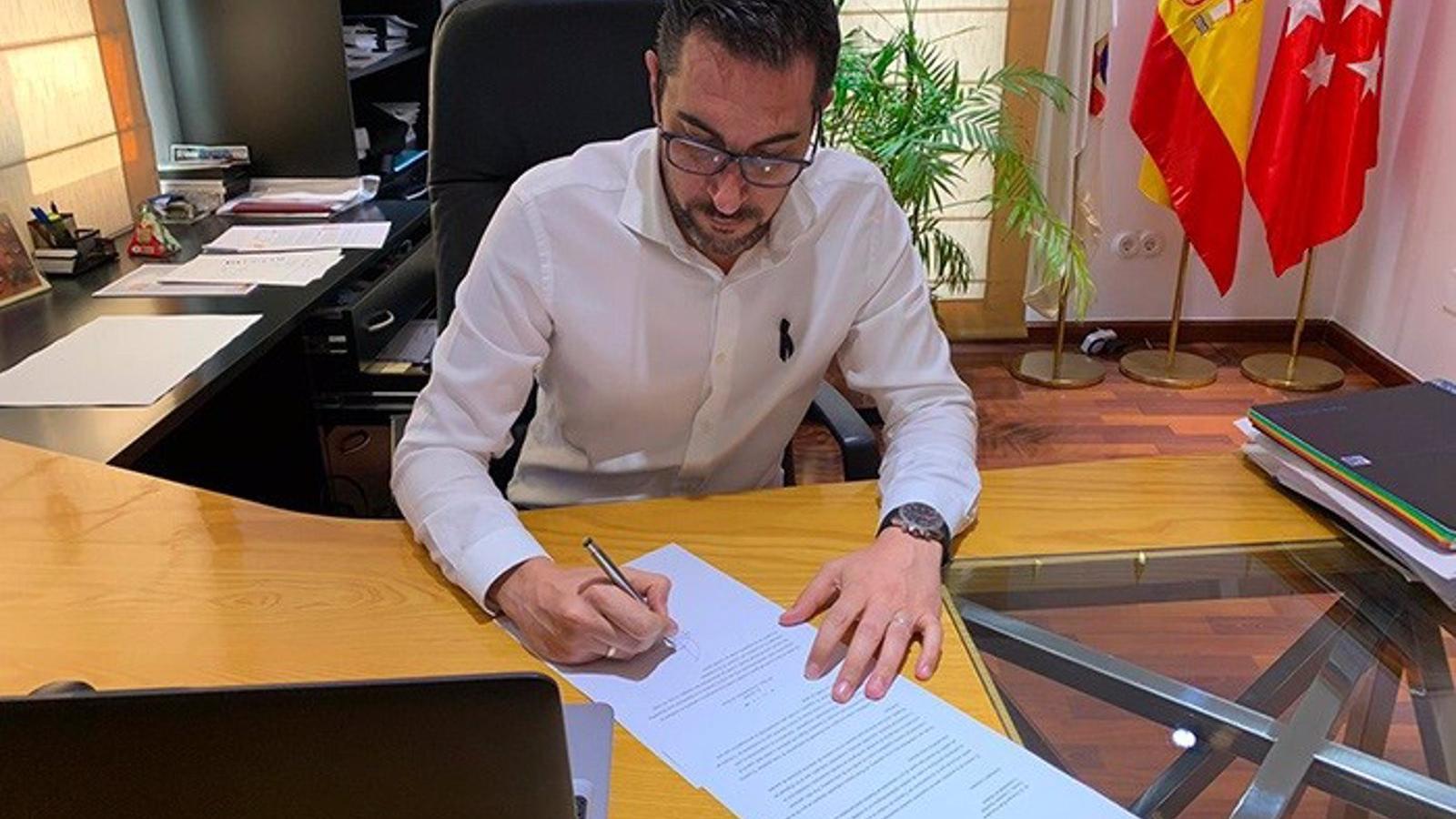 El socialista Diego Ortiz, candidato del PSOE a la alcaldía de Pinto para las próximas municipales