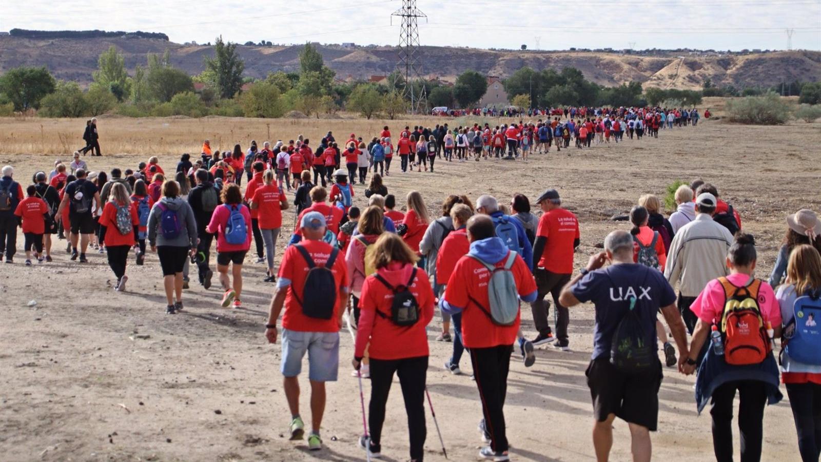 El Camino de Cervantes arrancó con 800 participantes en una ruta dedicada a la nutrición en Torrejón de Ardoz