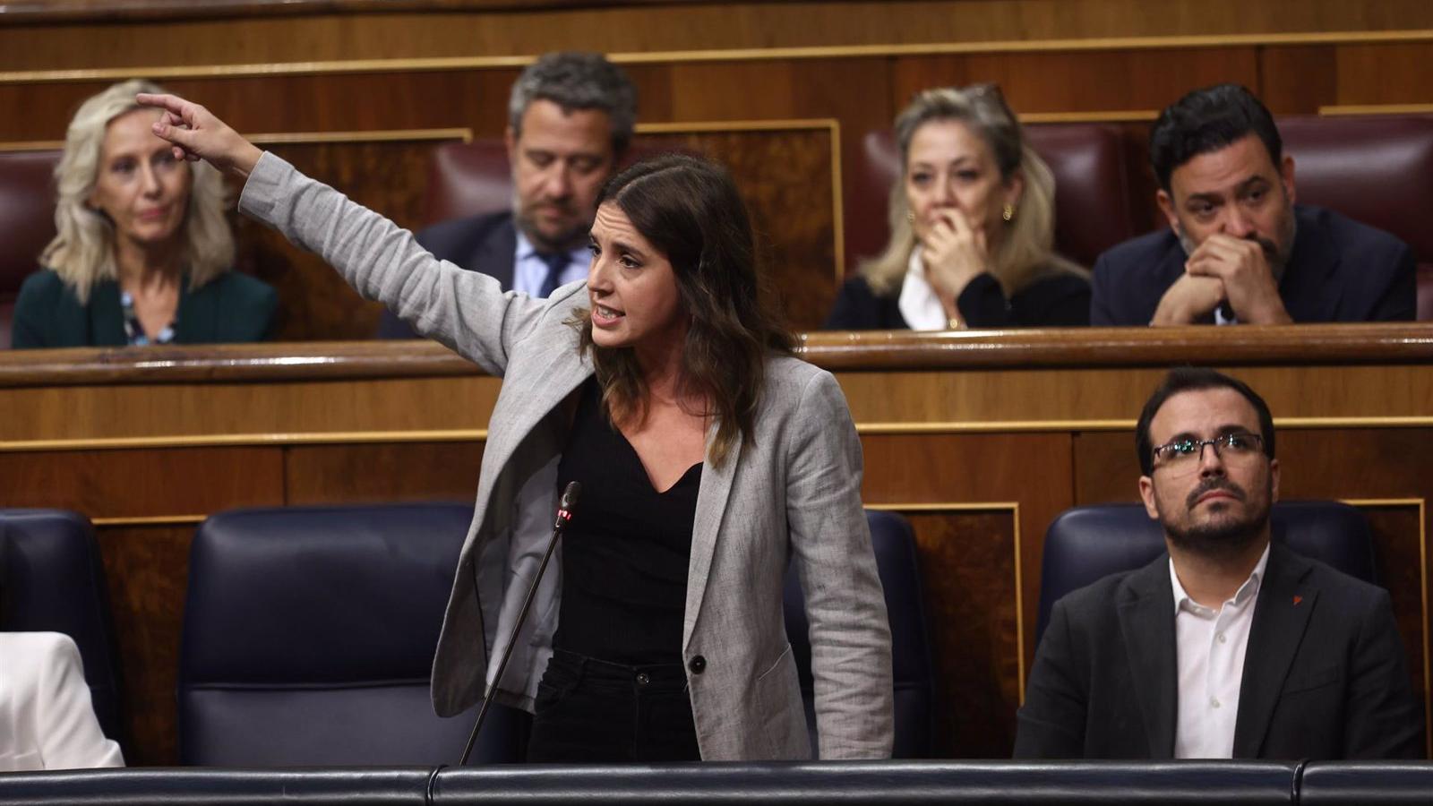 Irene Montero: "¿Qué hacemos para que los niños sepan que en el futuro podrán amar a quien quieran?"