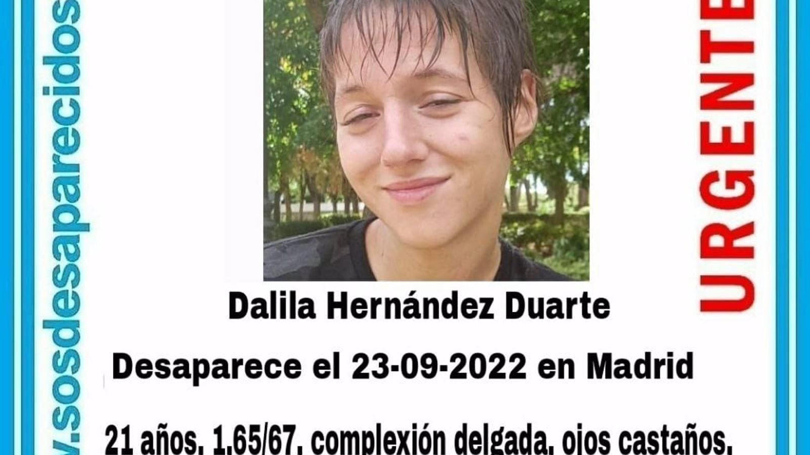  Buscan a una joven de 21 años desaparecida el domingo en Madrid