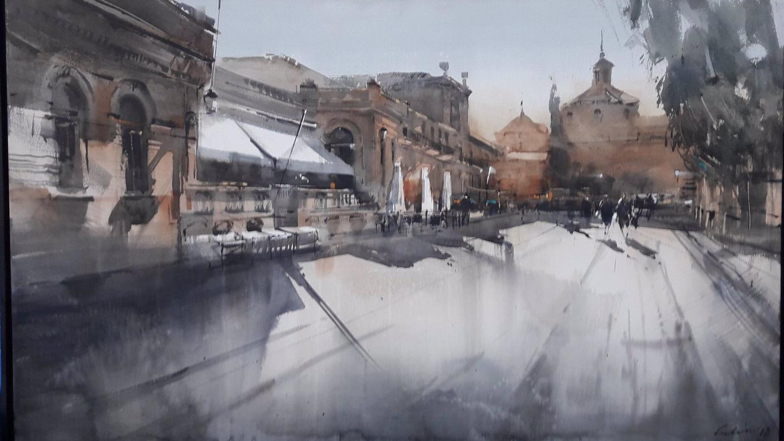 Cinco artistas, premiados en el Certamen de Pintura Rápida al Aire Libre de CCOO del Henares