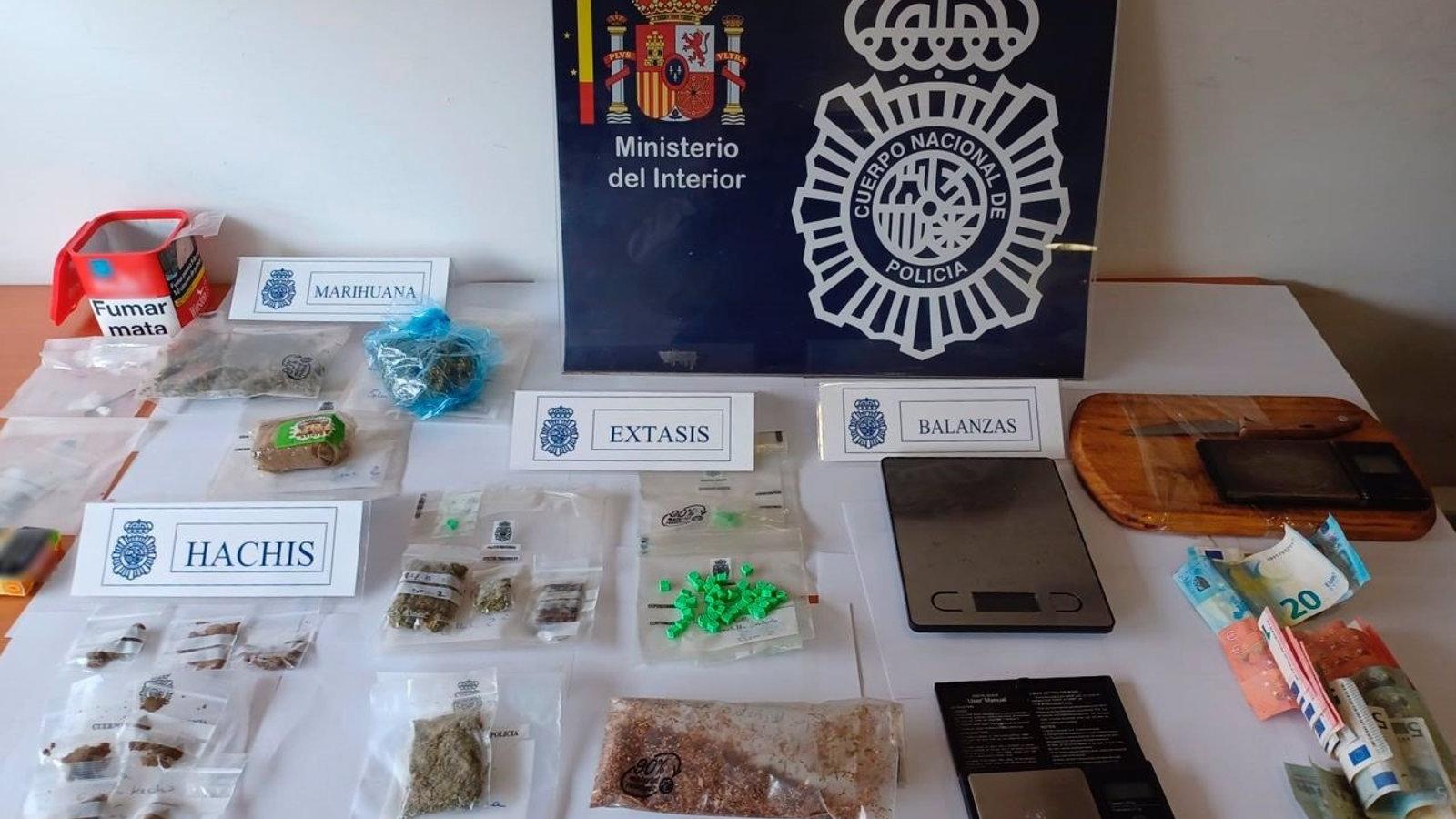  Dos arrestados y desmantelado un narcopiso cerca de un colegio de Alcalá