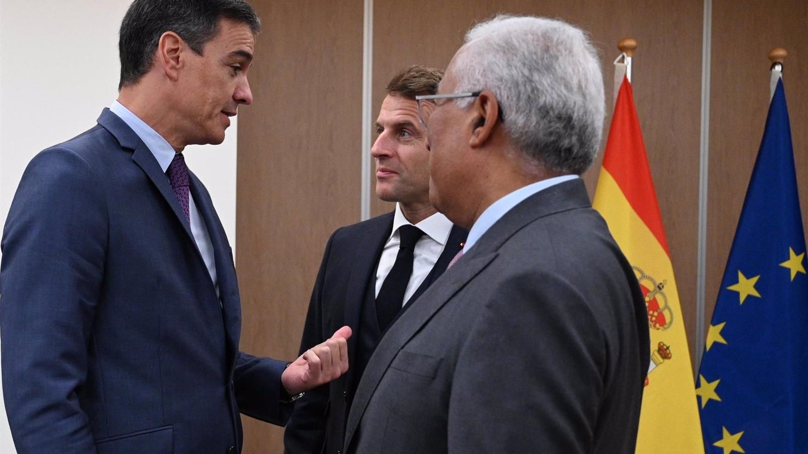 Sánchez acuerda con Macron y Costa sustituir MidCat por un nuevo corredor entre Barcelona y Marsella