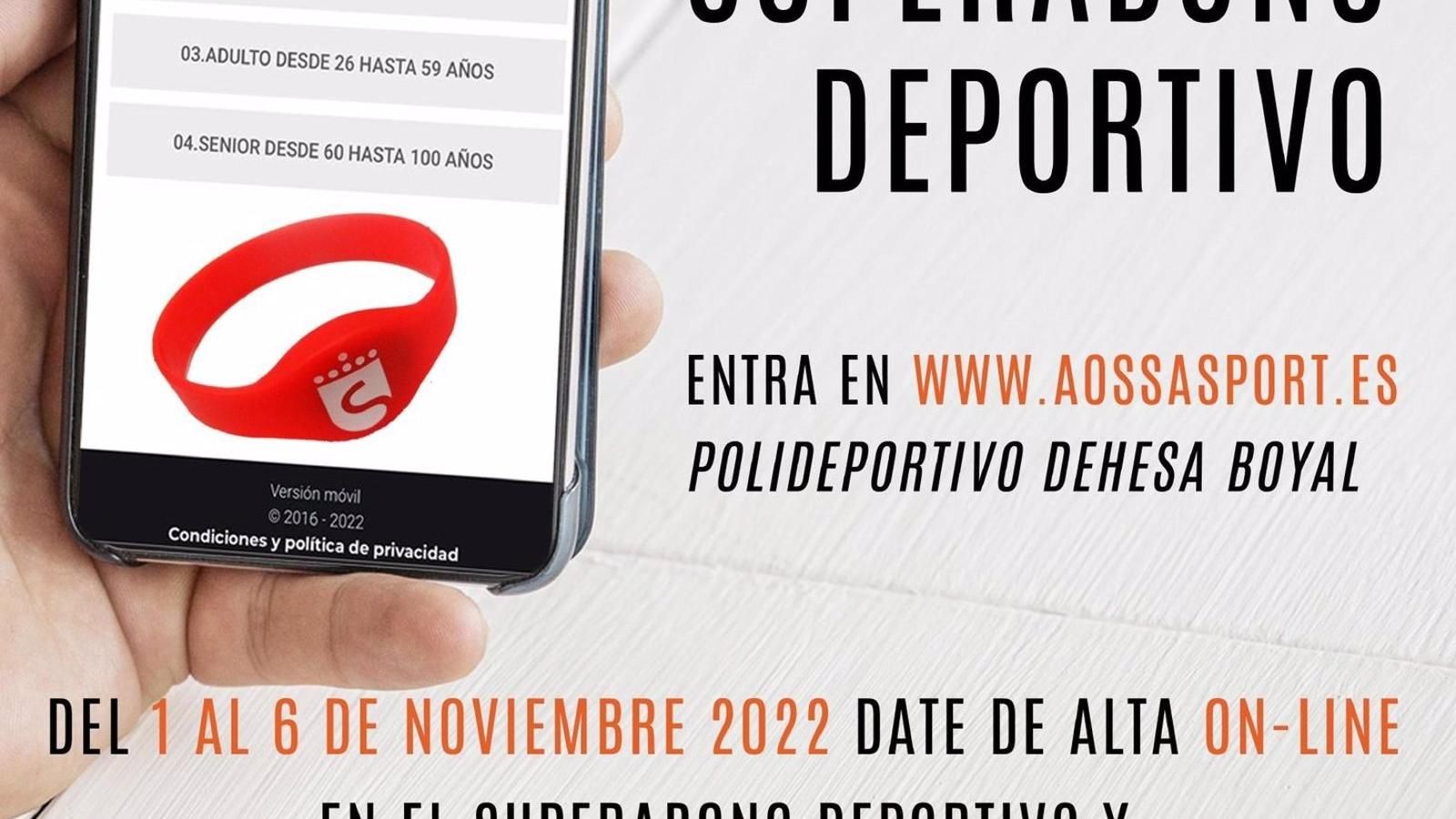 San Sebastián de los Reyes promueve el alta online en su abono deportivo municipal
