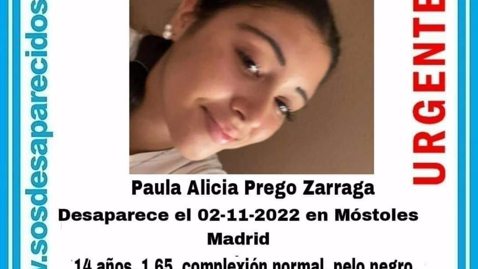  Buscan a una chica de 14 años desaparecida desde ayer en Móstoles