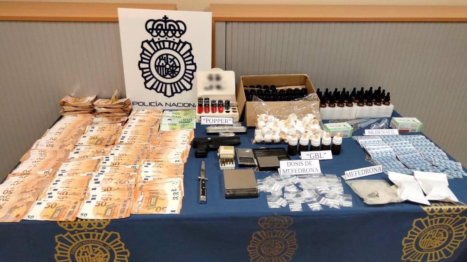  Desarticulado un narcopiso en Arganzuela en el que se vendían diversos tipos de droga 