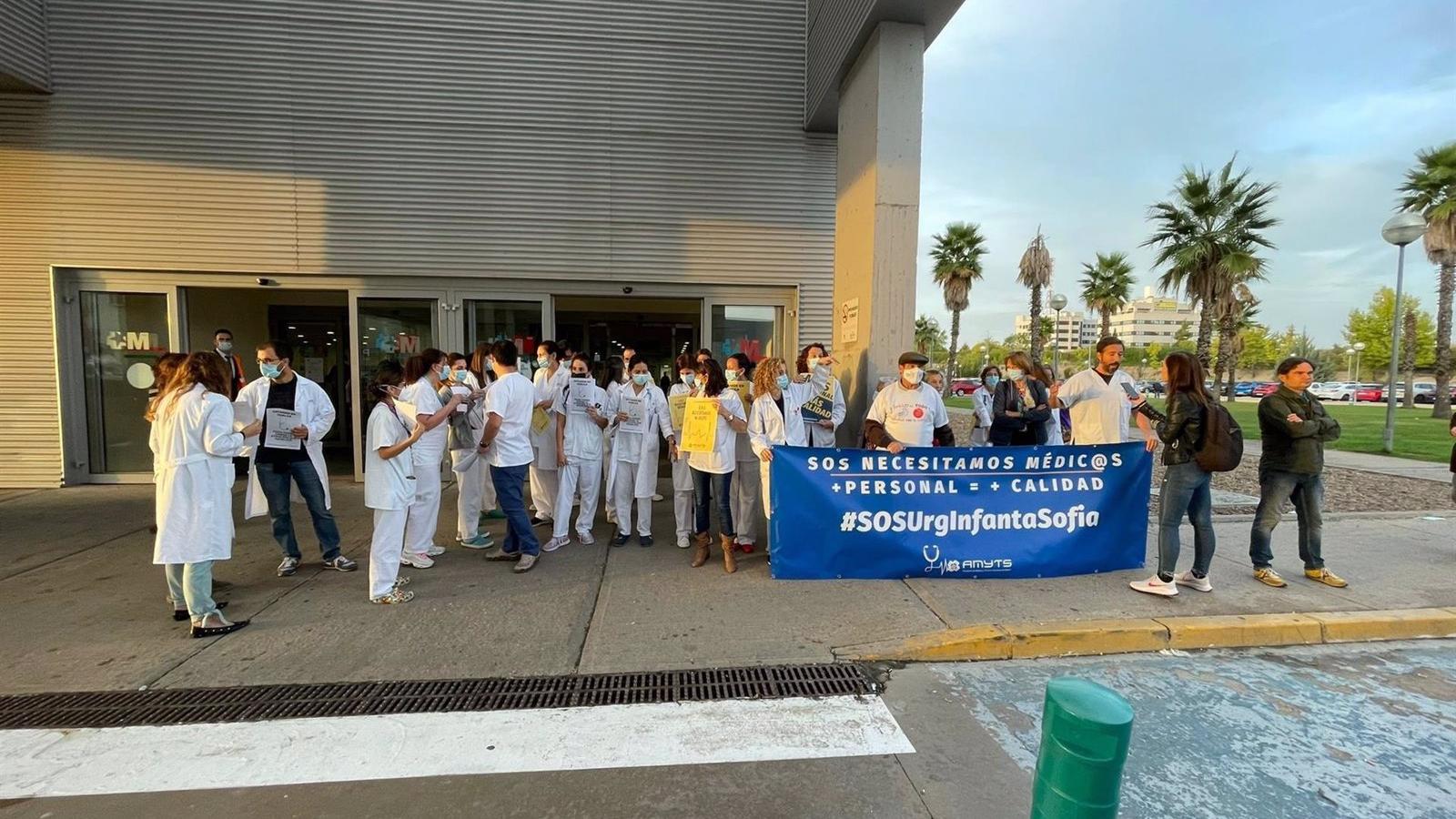 Desconvocada la huelga de médicos de Urgencias del Infanta Sofía tras llegar a un acuerdo con la Consejería