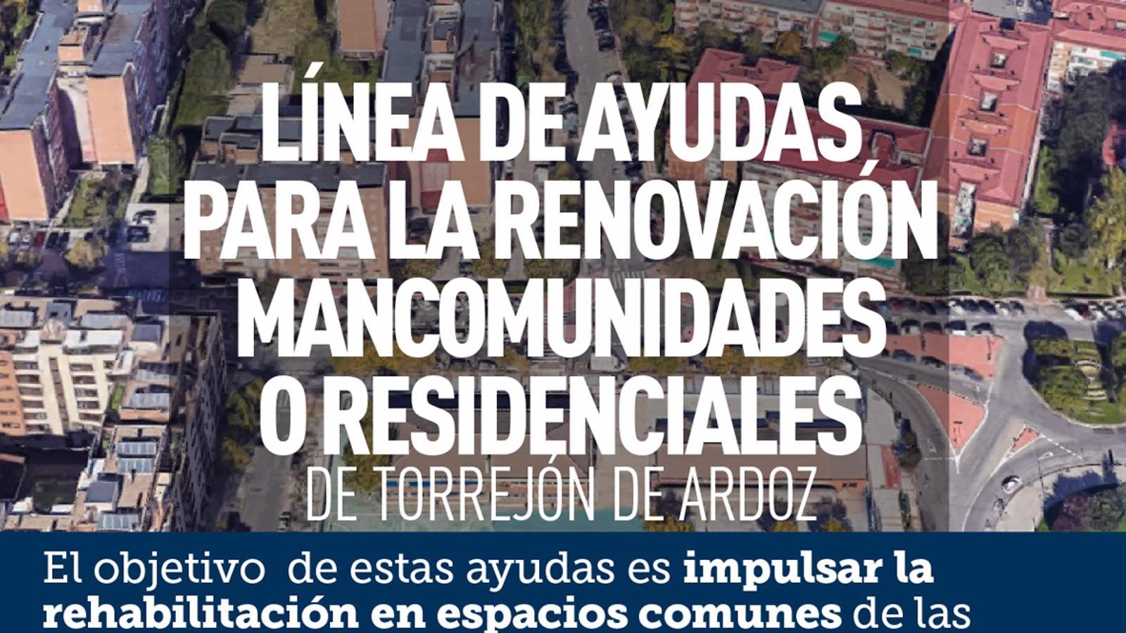 Torrejón crea una línea de ayudas para rehabilitar espacios comunes en las mancomunidades
